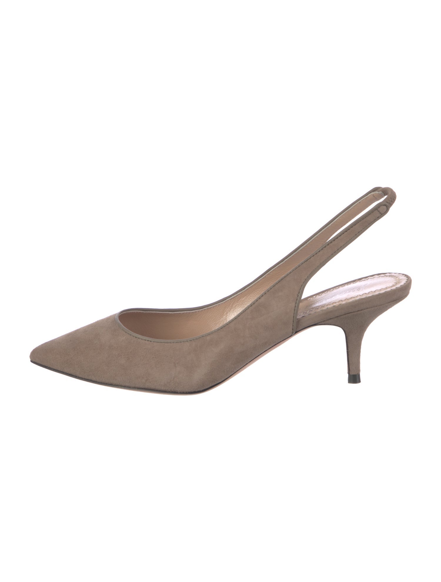 Jean-Michel Cazabat Suede Slingback Pumps