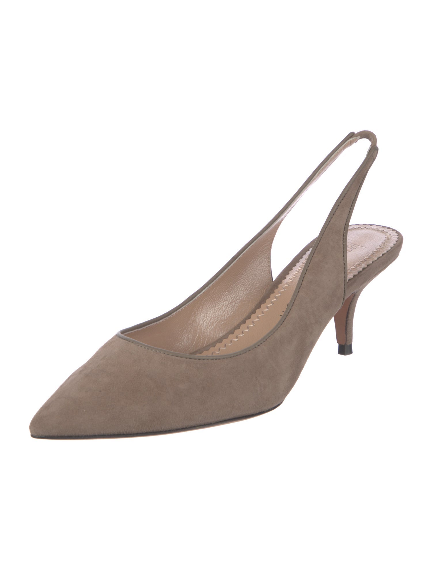 Jean-Michel Cazabat Suede Slingback Pumps