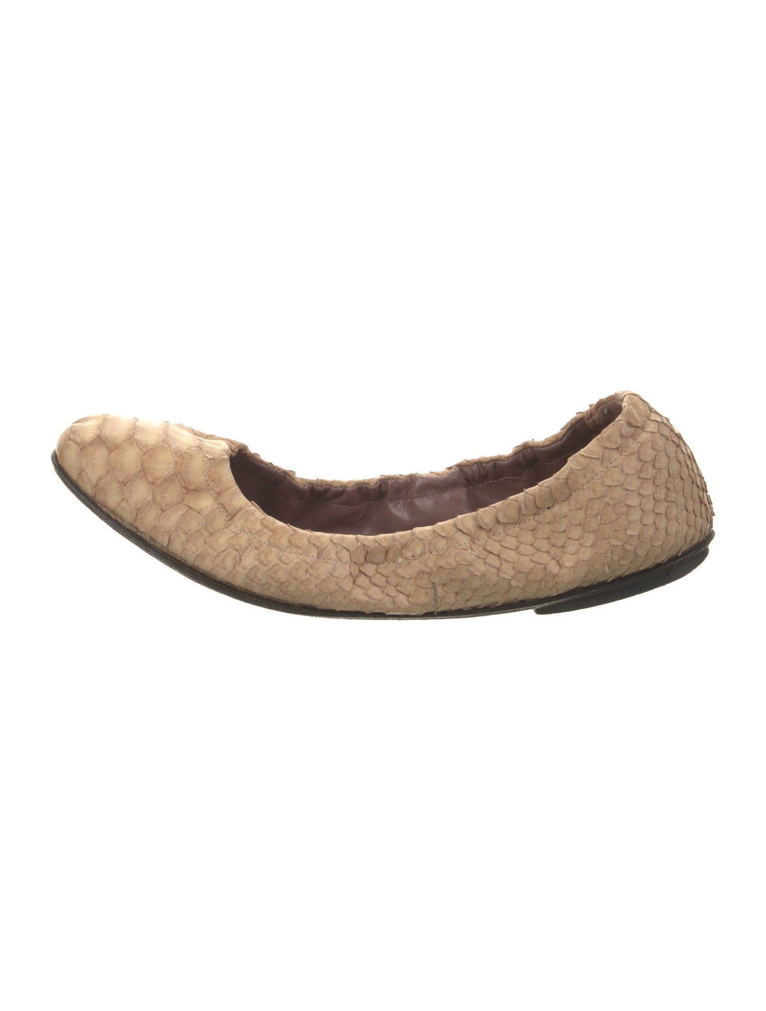 Jean-Michel Cazabat Python Animal Print Flats