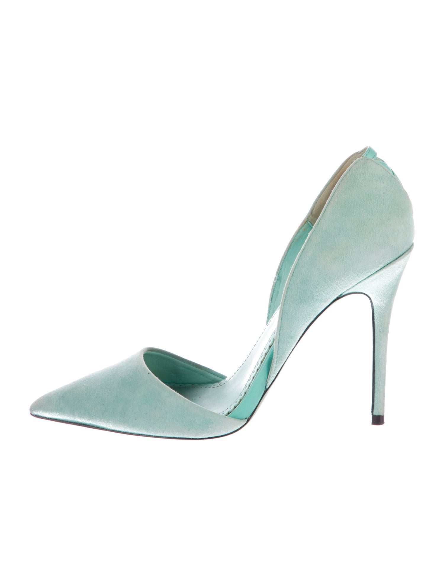 Jean-Michel Cazabat Suede D'Orsay Pumps