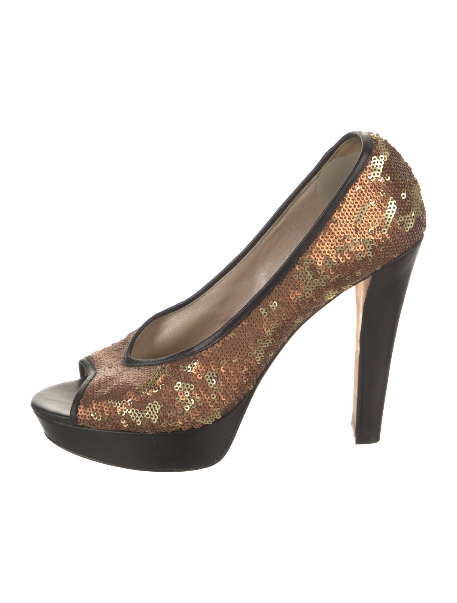 Jean-Michel Cazabat Sequins Printed Pumps