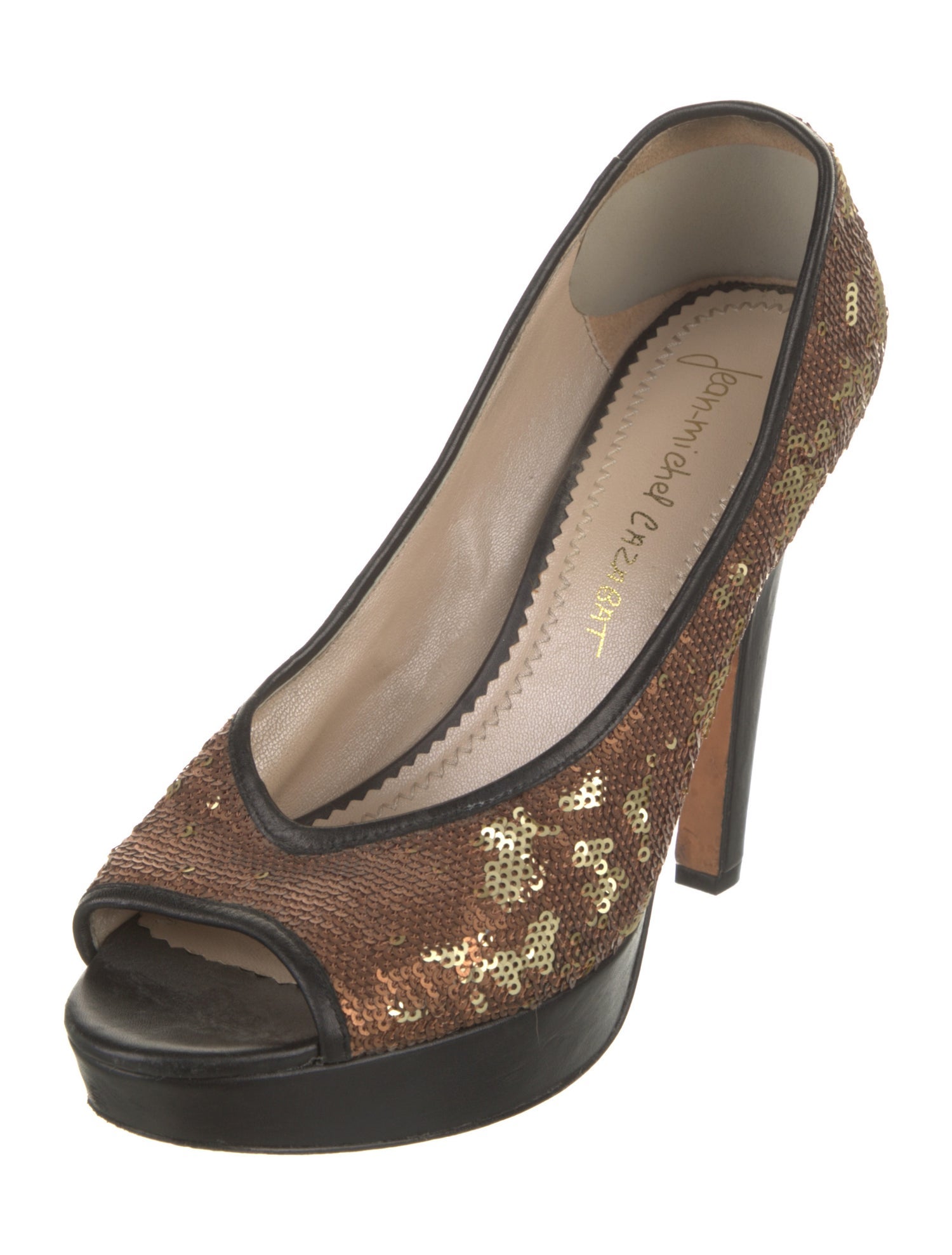Jean-Michel Cazabat Sequins Printed Pumps