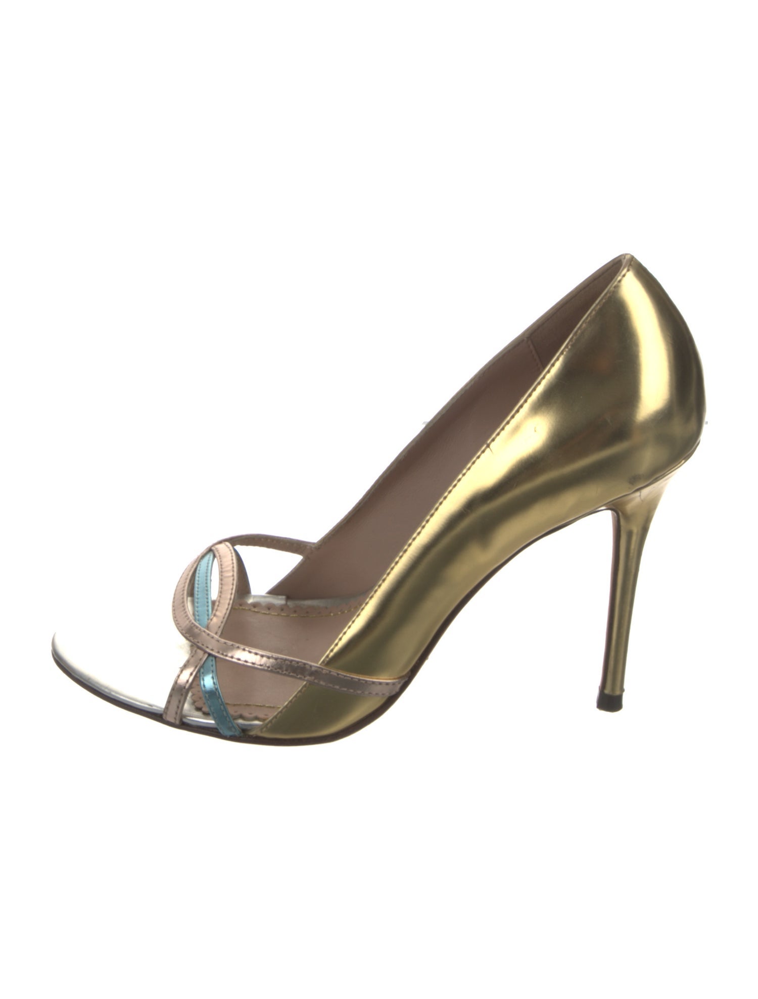 Jean-Michel Cazabat Patent Leather Sandals