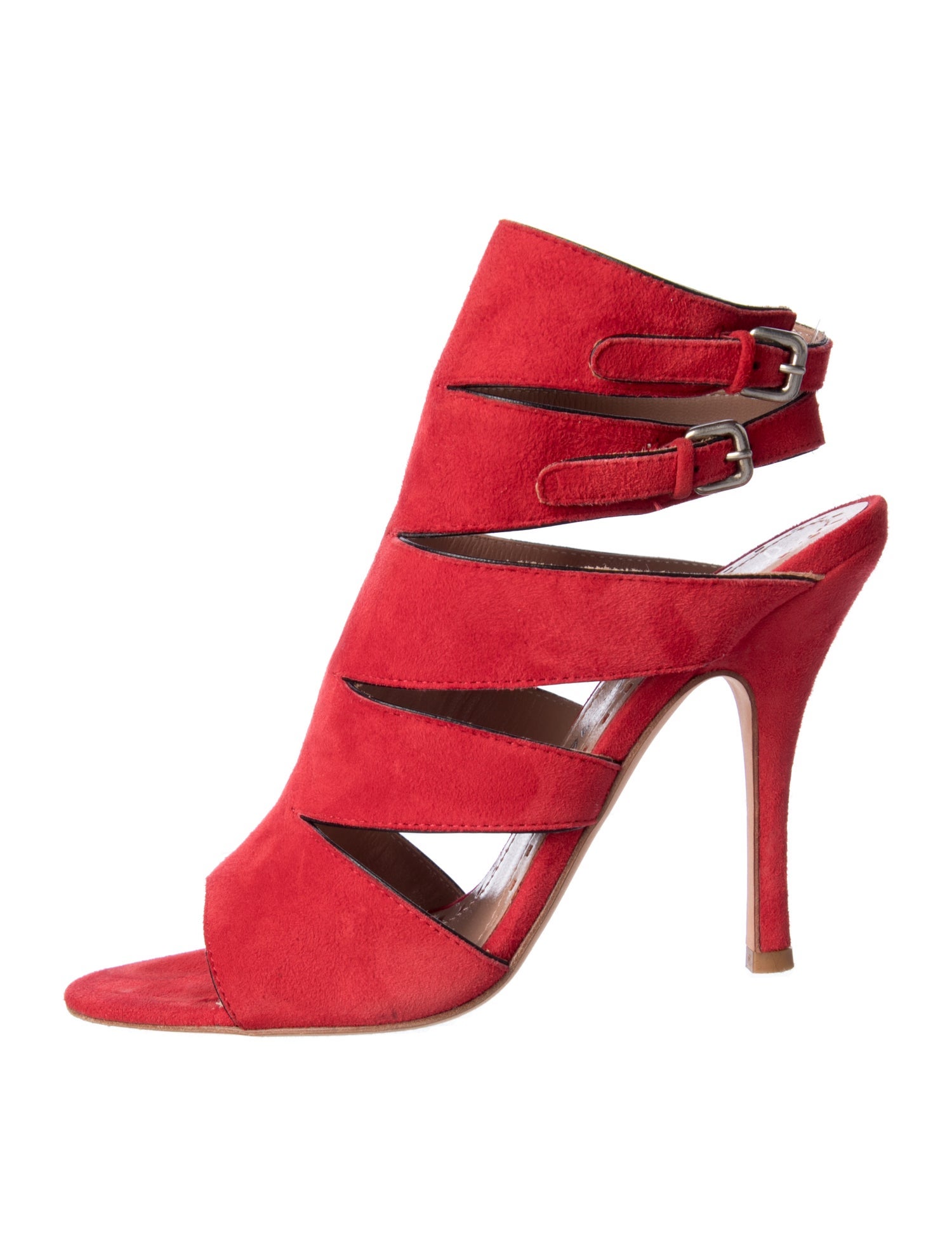 Jean-Michel Cazabat Suede Slingback Sandals