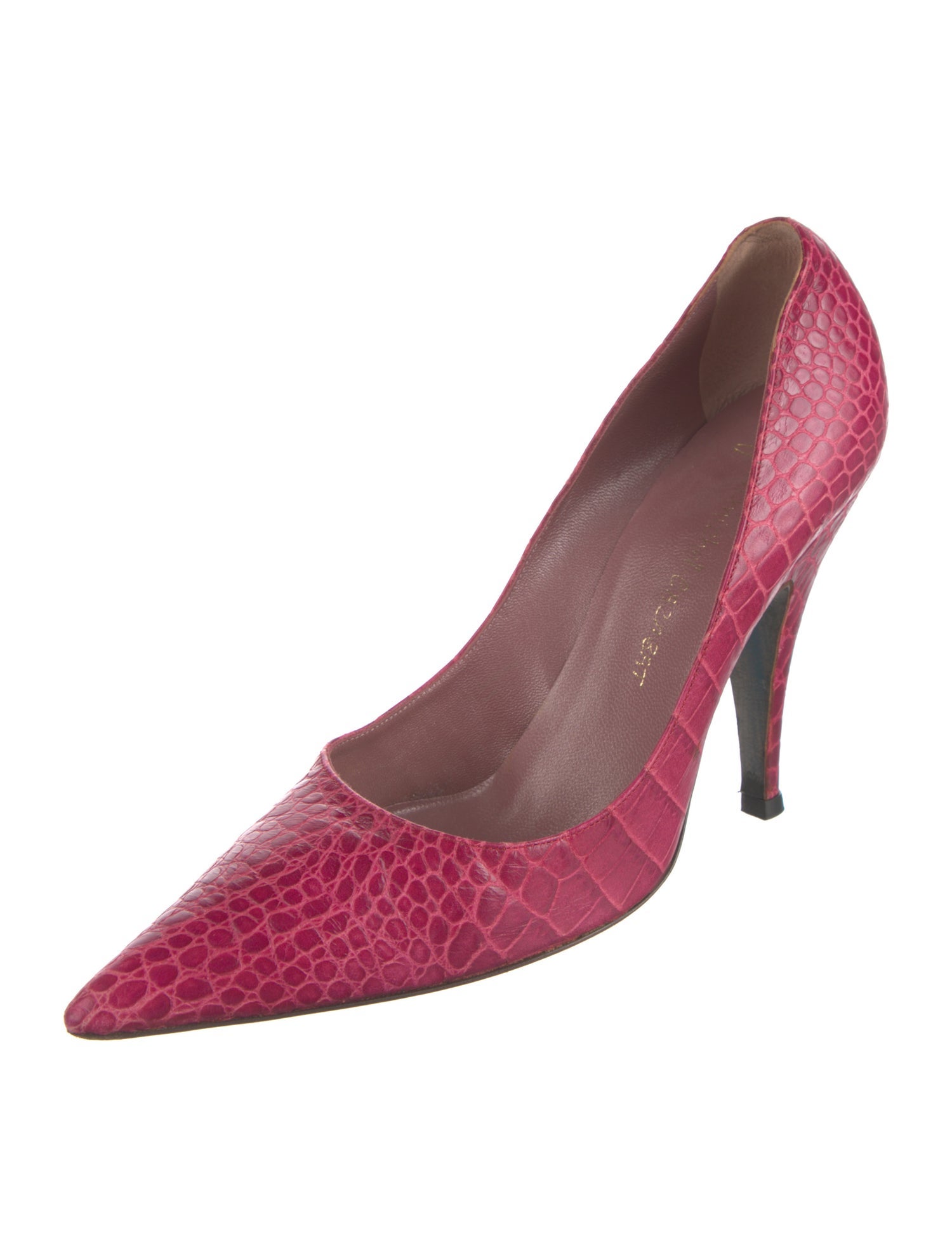 Jean-Michel Cazabat Leather Printed Pumps