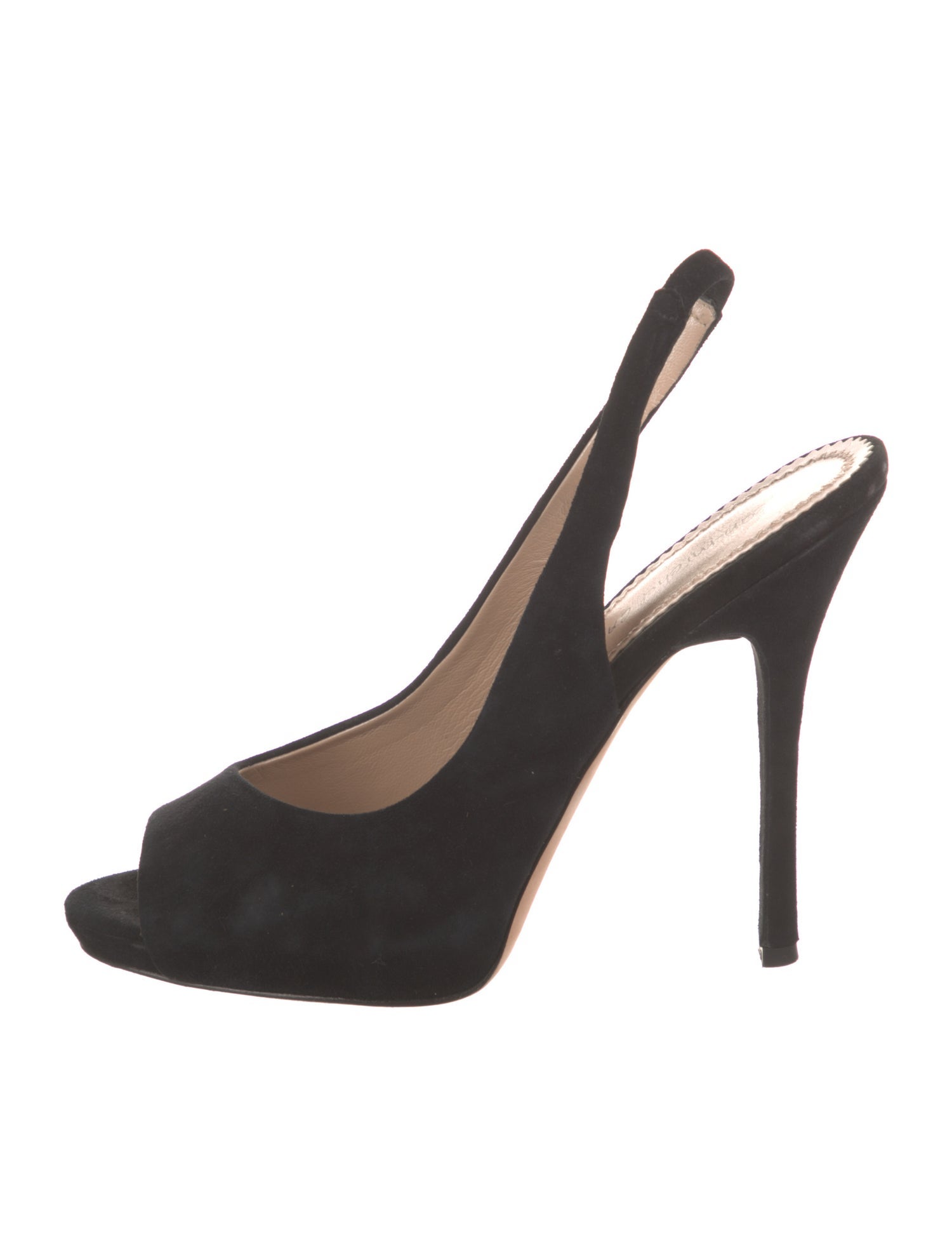 Jean-Michel Cazabat Suede Slingback Pumps