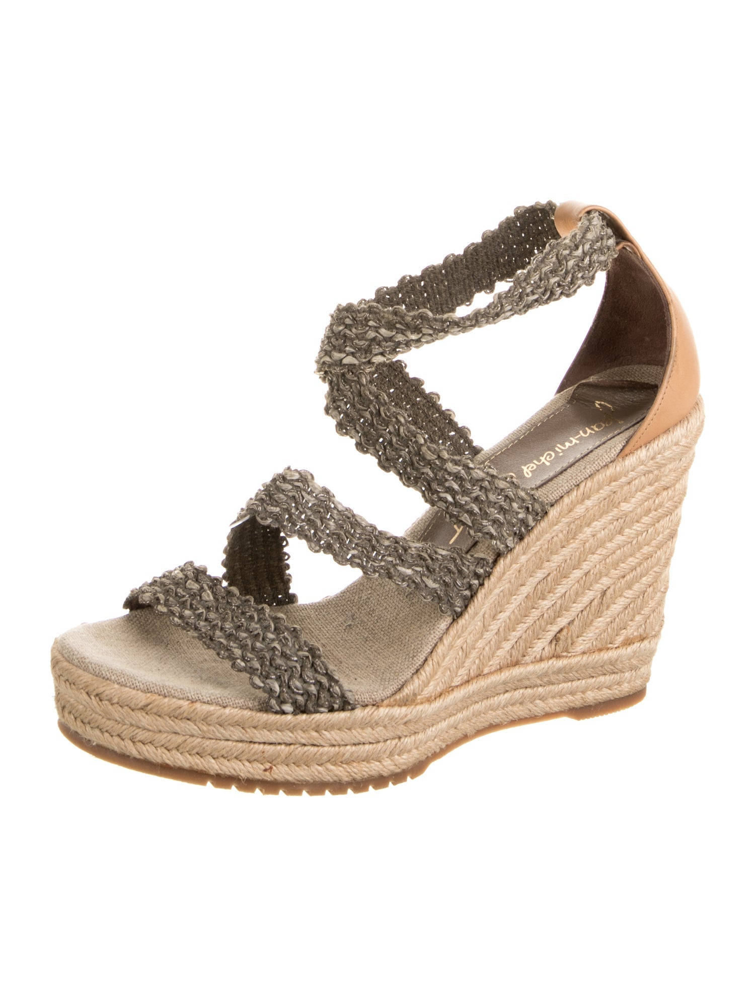 Jean-Michel Cazabat Leather Espadrilles