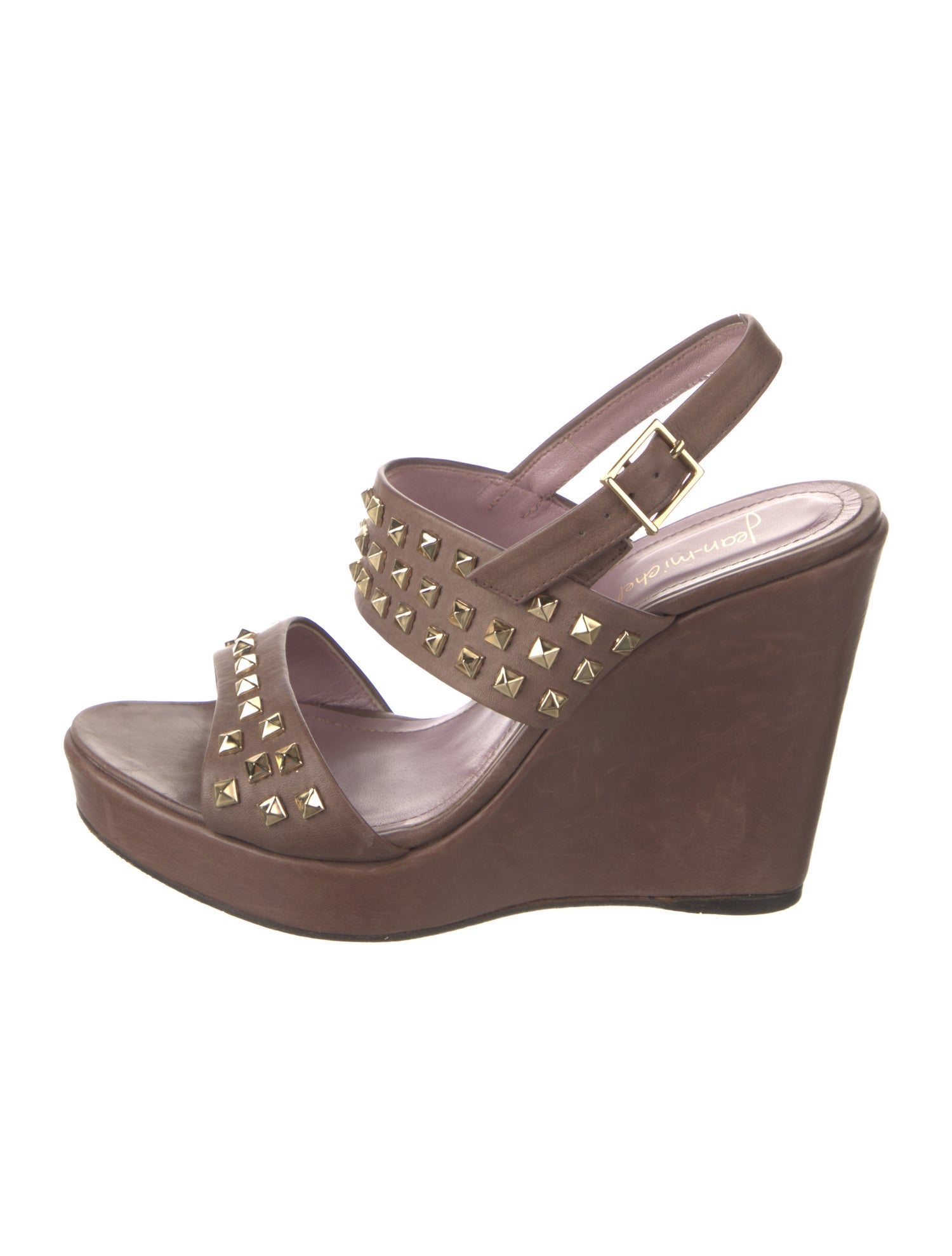 Jean-Michel Cazabat Leather Slingback Sandals