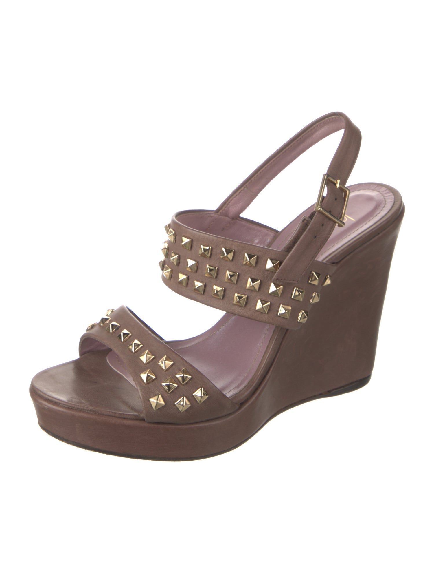 Jean-Michel Cazabat Leather Slingback Sandals