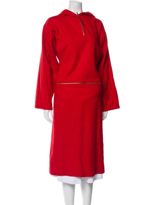 JC de Castelbajac Wool Faux Fur Coat