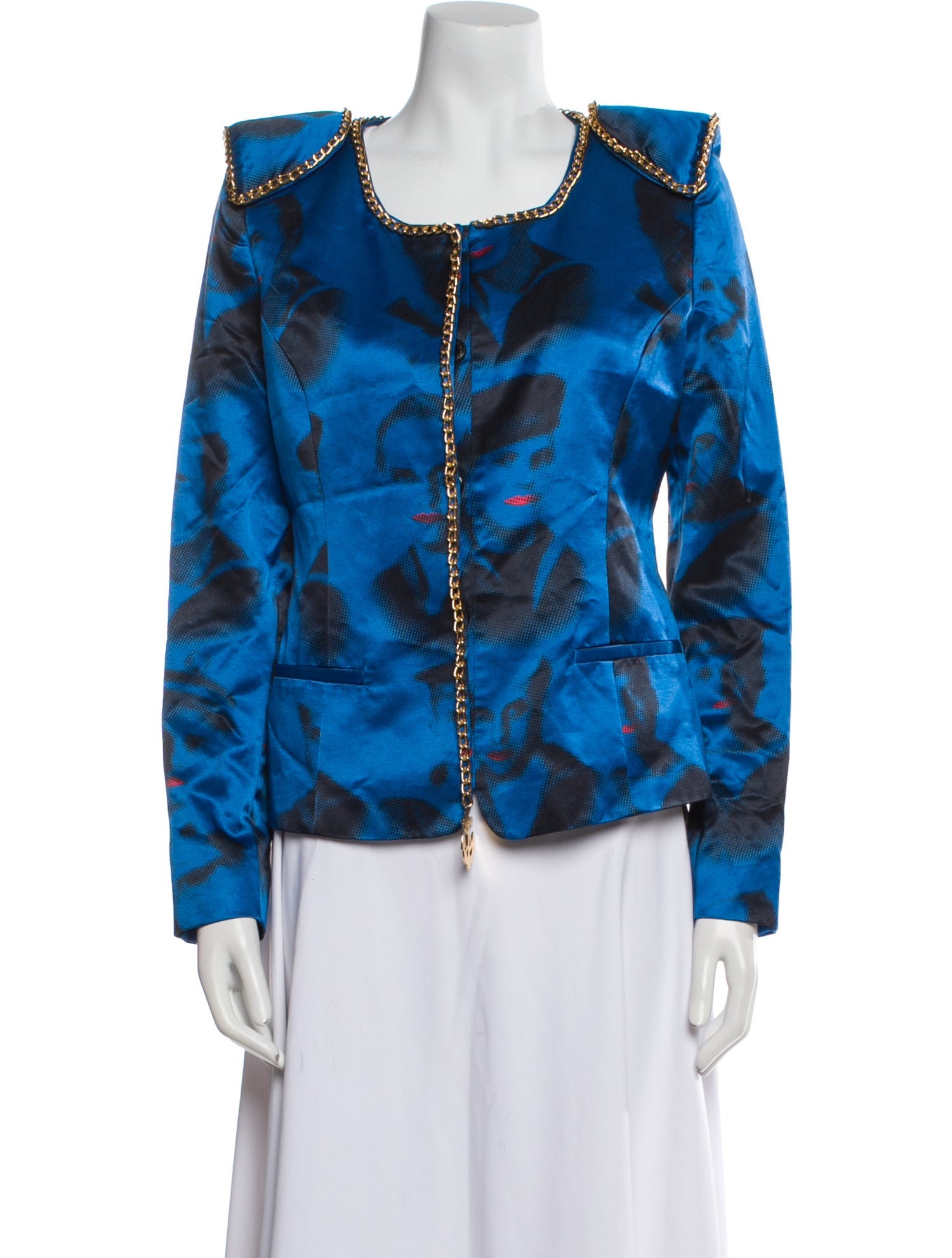 JC de Castelbajac Floral Print Evening Jacket