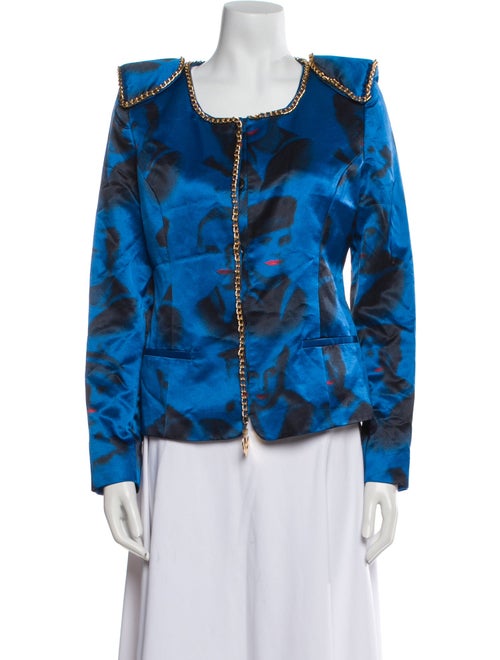 JC de Castelbajac Floral Print Evening Jacket