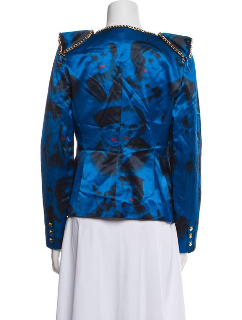 JC de Castelbajac Floral Print Evening Jacket