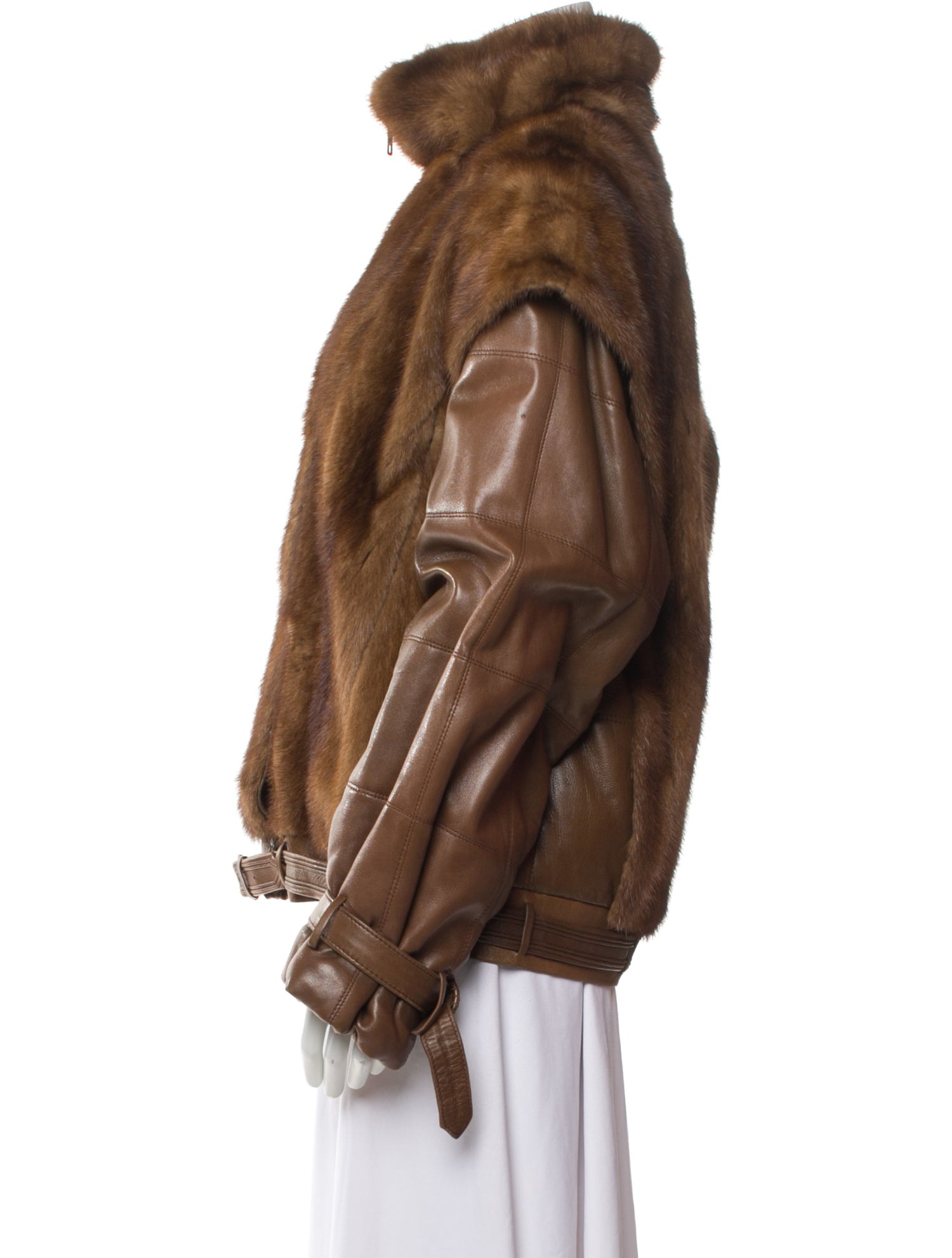 JC de Castelbajac Vintage 1980's Fur Jacket