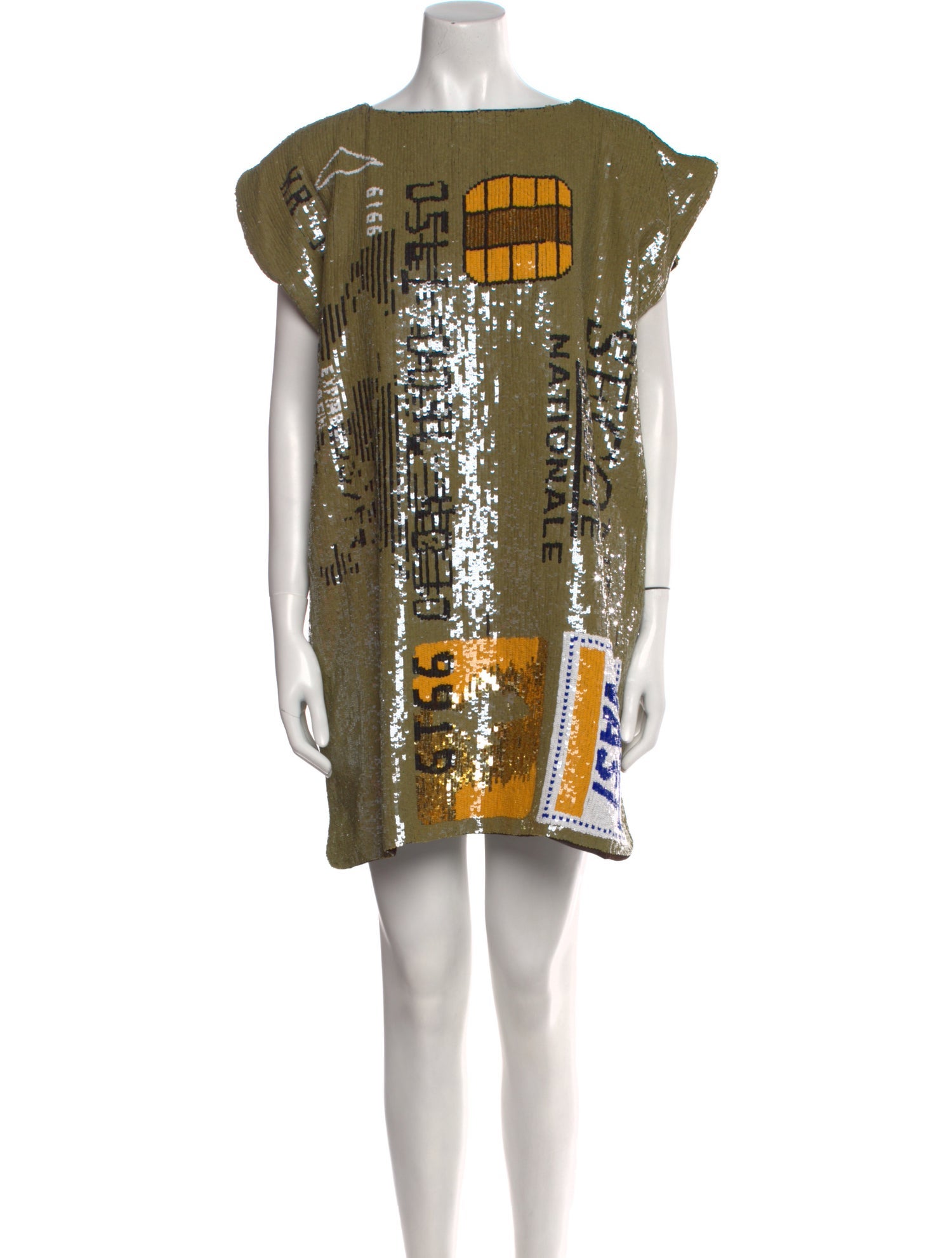 JC de Castelbajac Silk Mini Dress