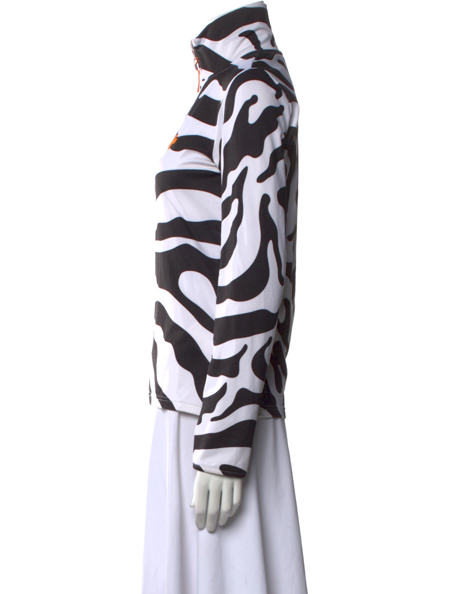 JC de Castelbajac Animal Print Turtleneck Sweatshirt