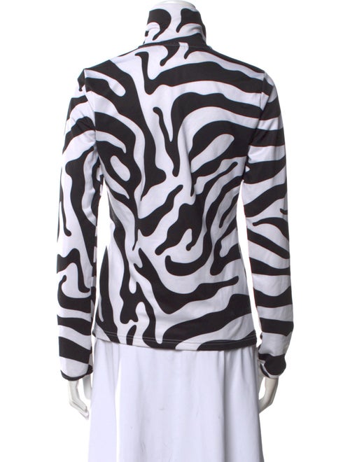 JC de Castelbajac Animal Print Turtleneck Sweatshirt