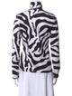 JC de Castelbajac Animal Print Turtleneck Sweatshirt