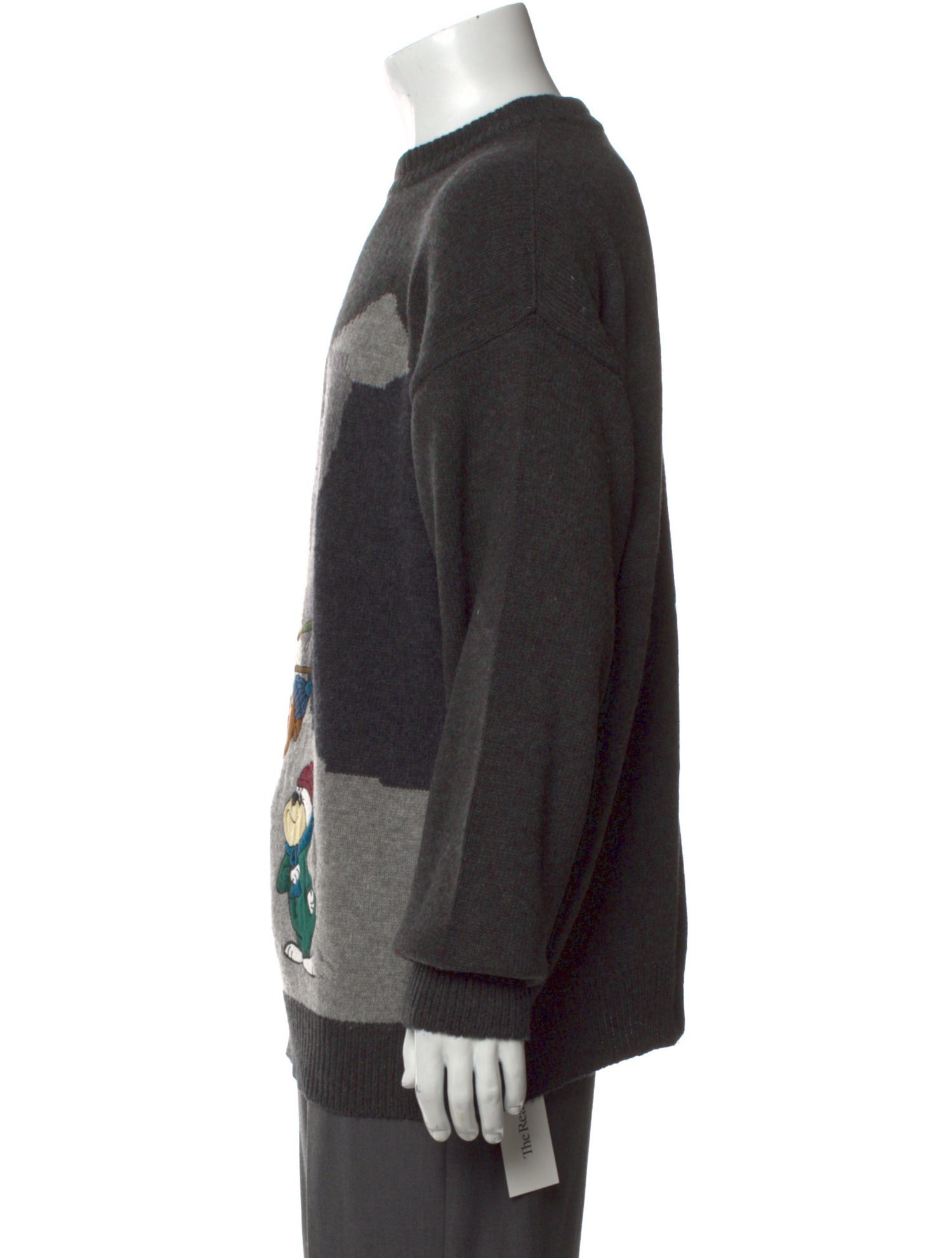 JC de Castelbajac Wool Graphic Print Pullover