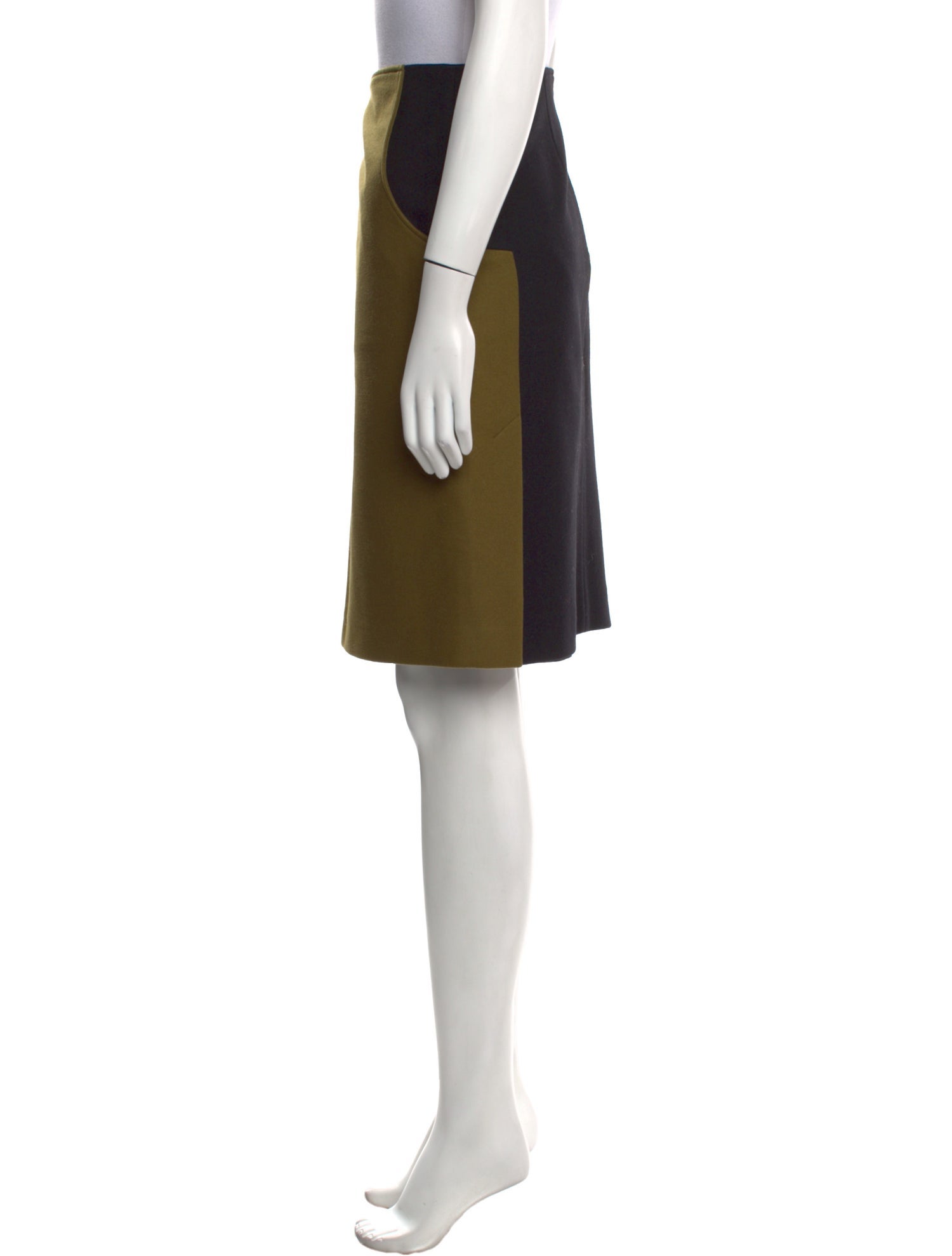 JC de Castelbajac Wool Knee-Length Skirt