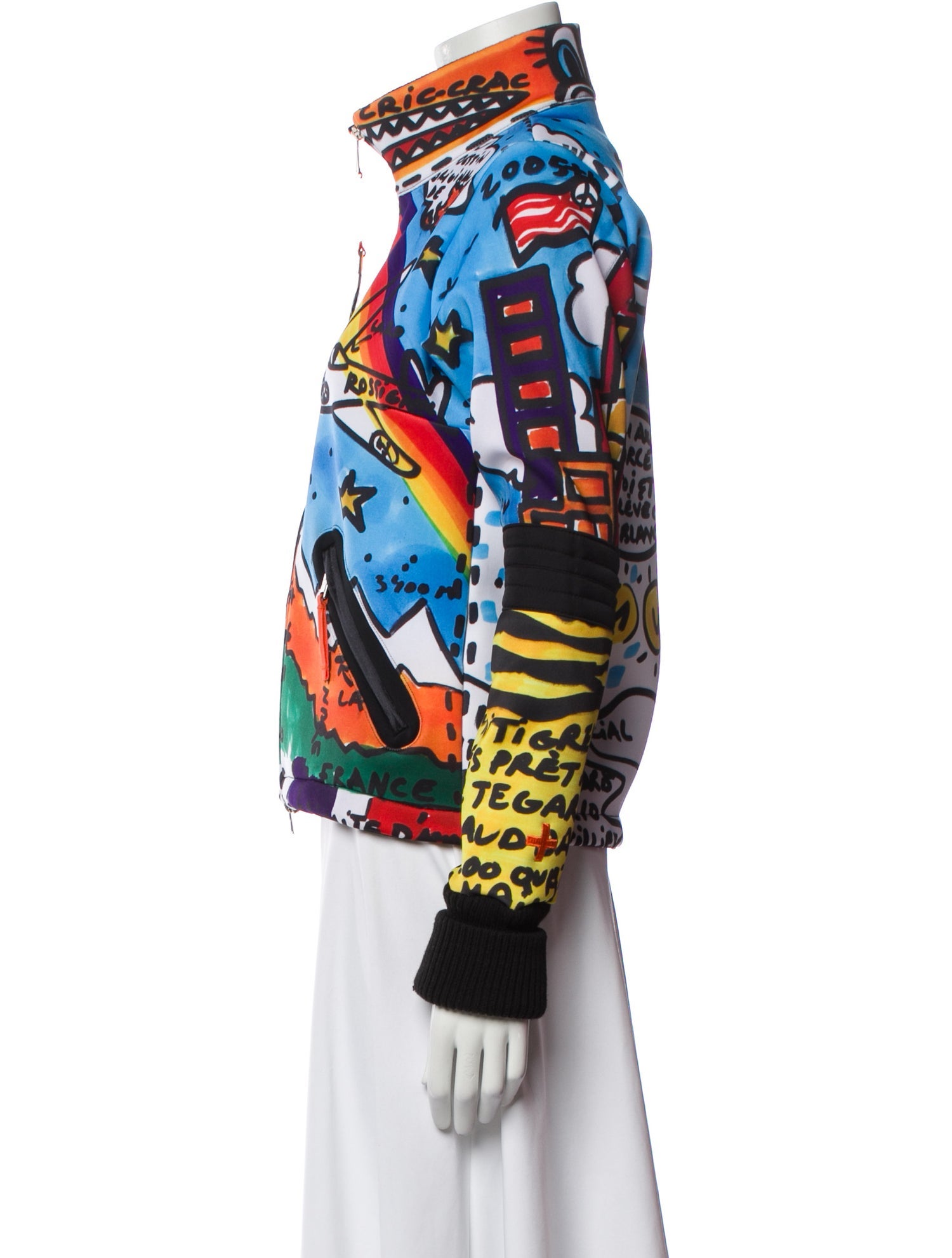 JC de Castelbajac Printed Bomber Jacket