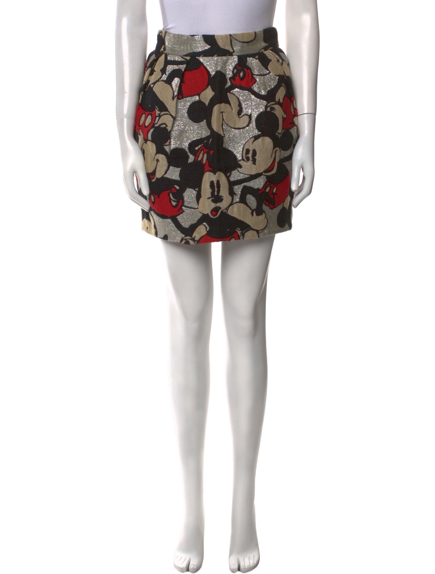 JC de Castelbajac Printed Mini Skirt