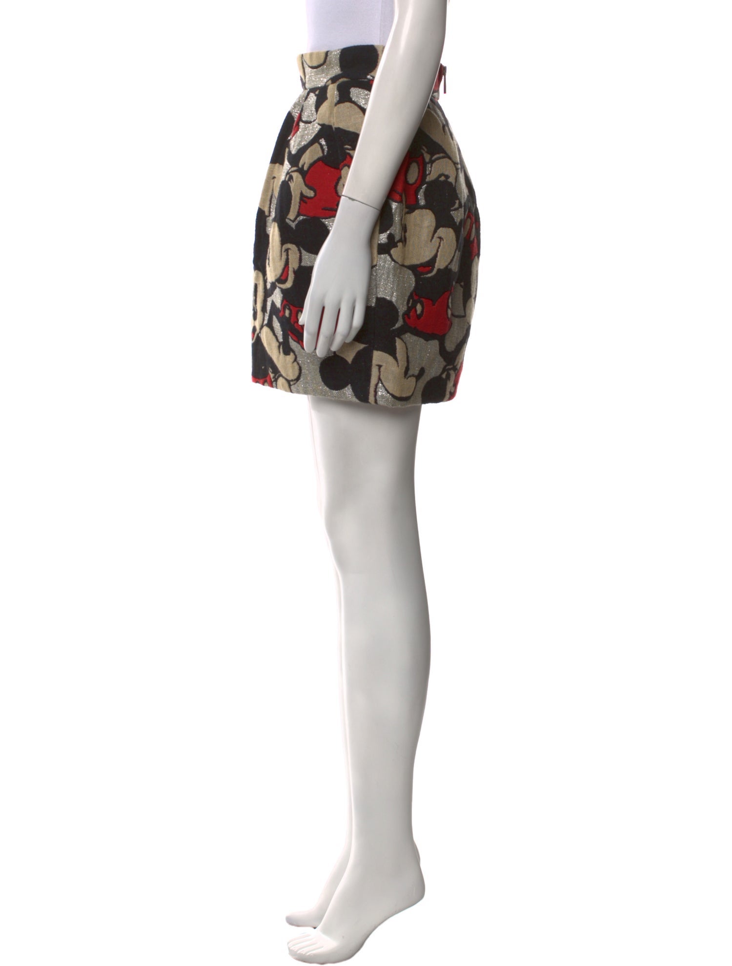 JC de Castelbajac Printed Mini Skirt