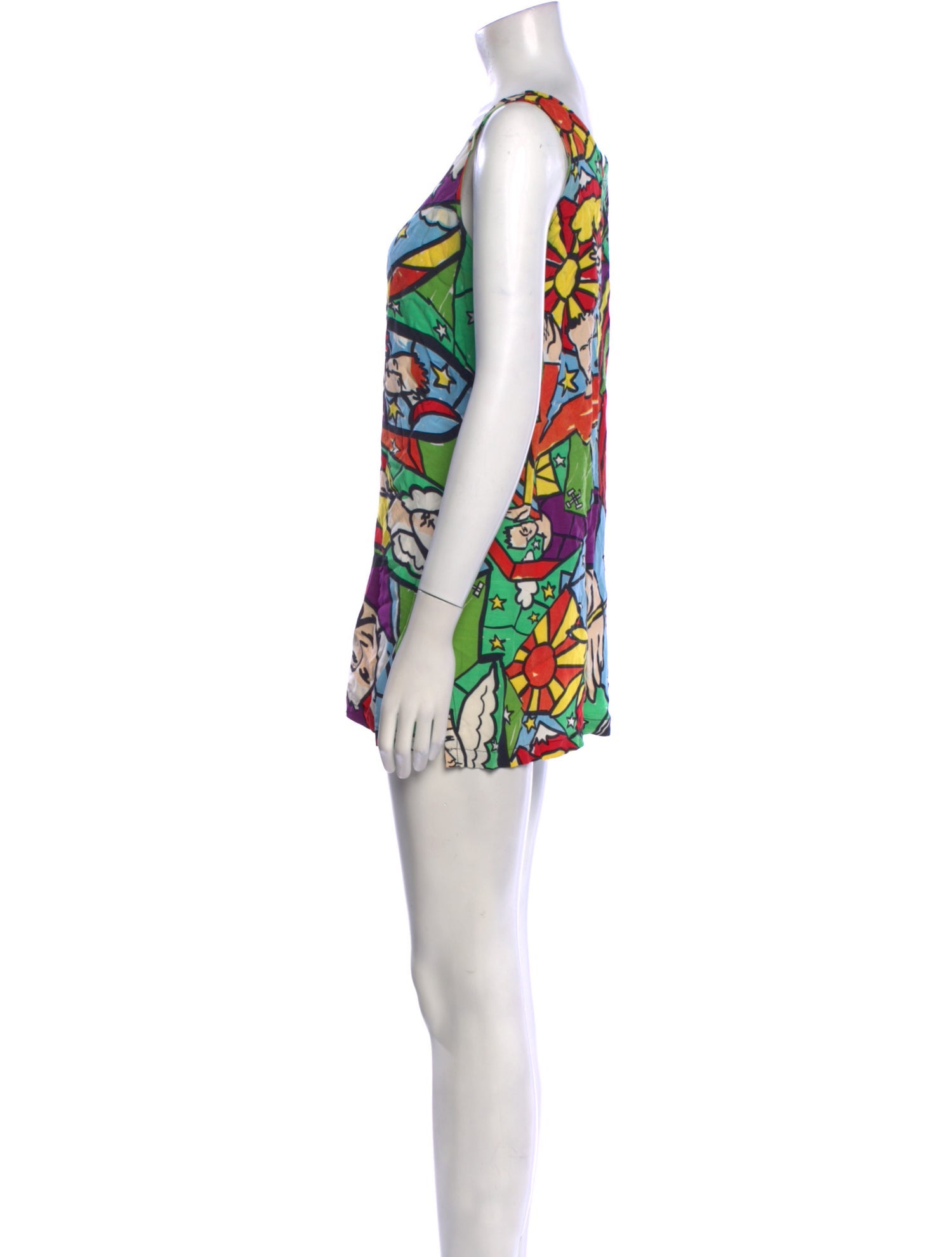JC de Castelbajac Printed Mini Dress