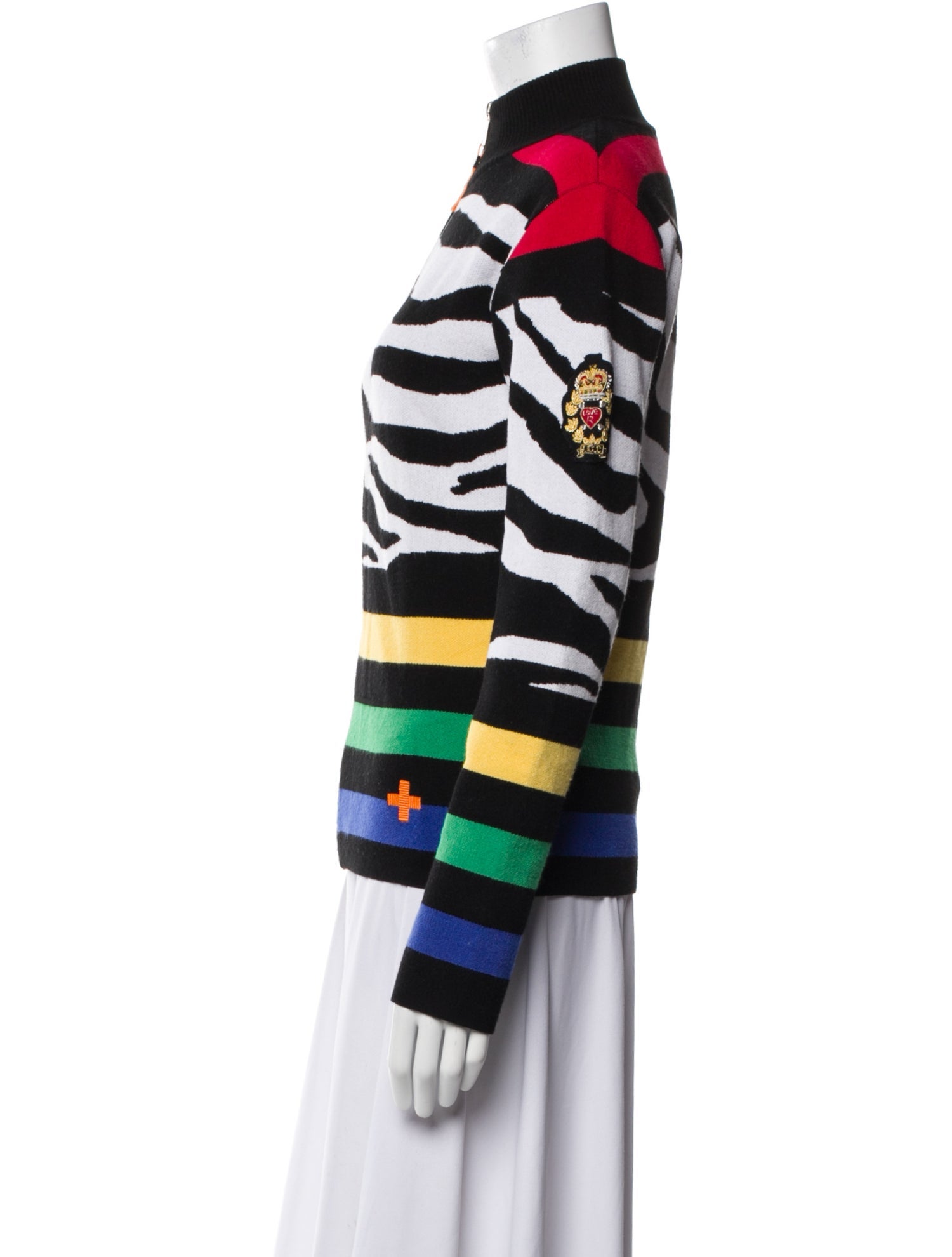 JC de CASTELBAJAC Paris x Rossignol Striped Jacket