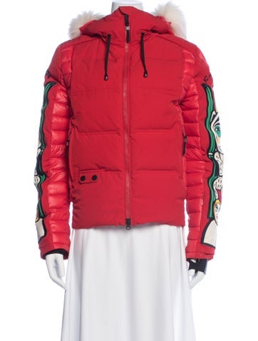 Pre-owned Jc De Castelbajac Paris X Rossignol Down Coat In Red