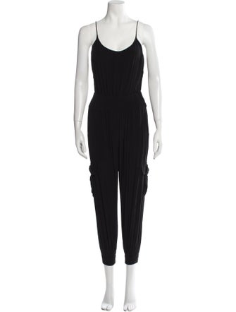 Jonny Cota Studio Silk Scoop Neck Jumpsuit