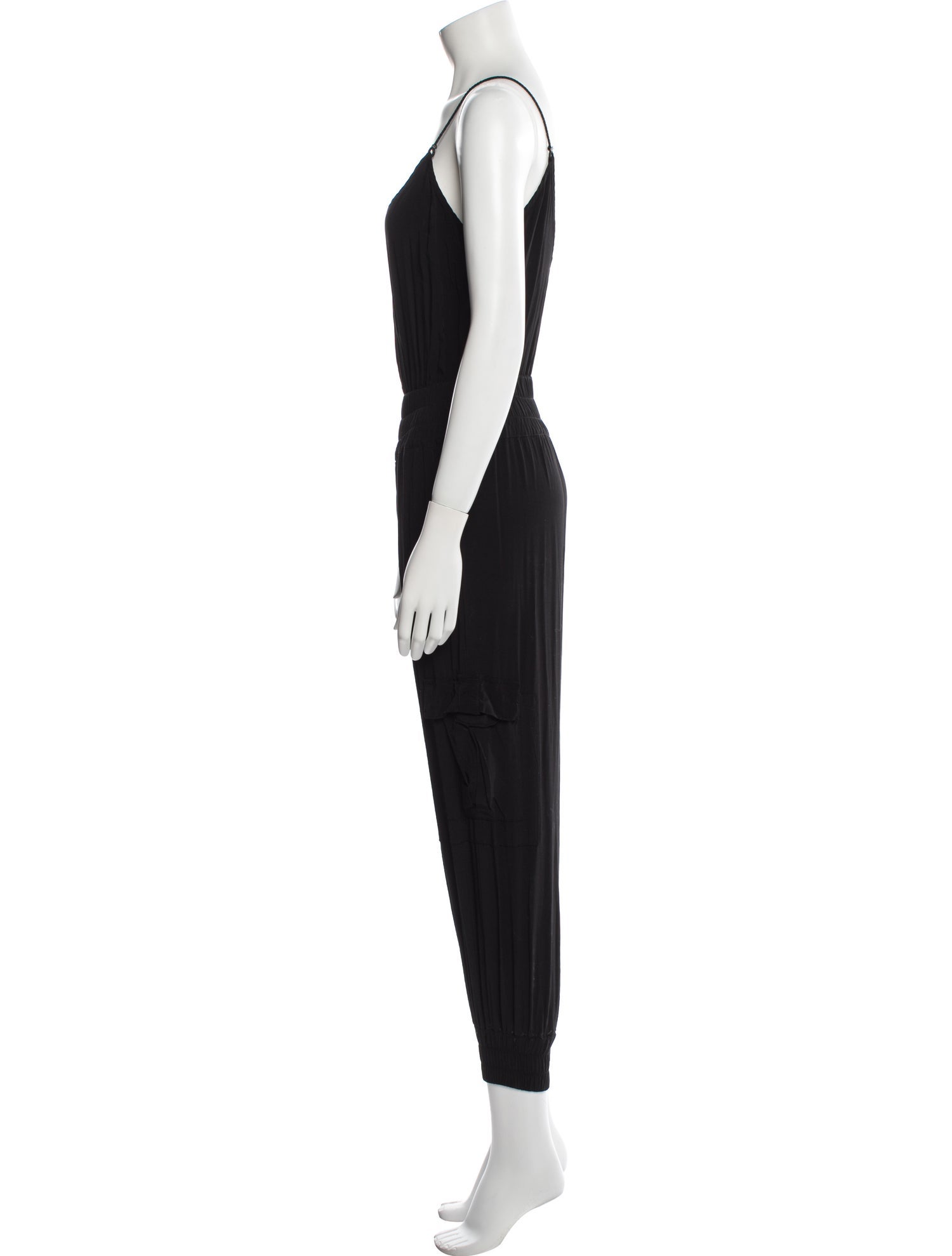 Jonny Cota Studio Silk Scoop Neck Jumpsuit