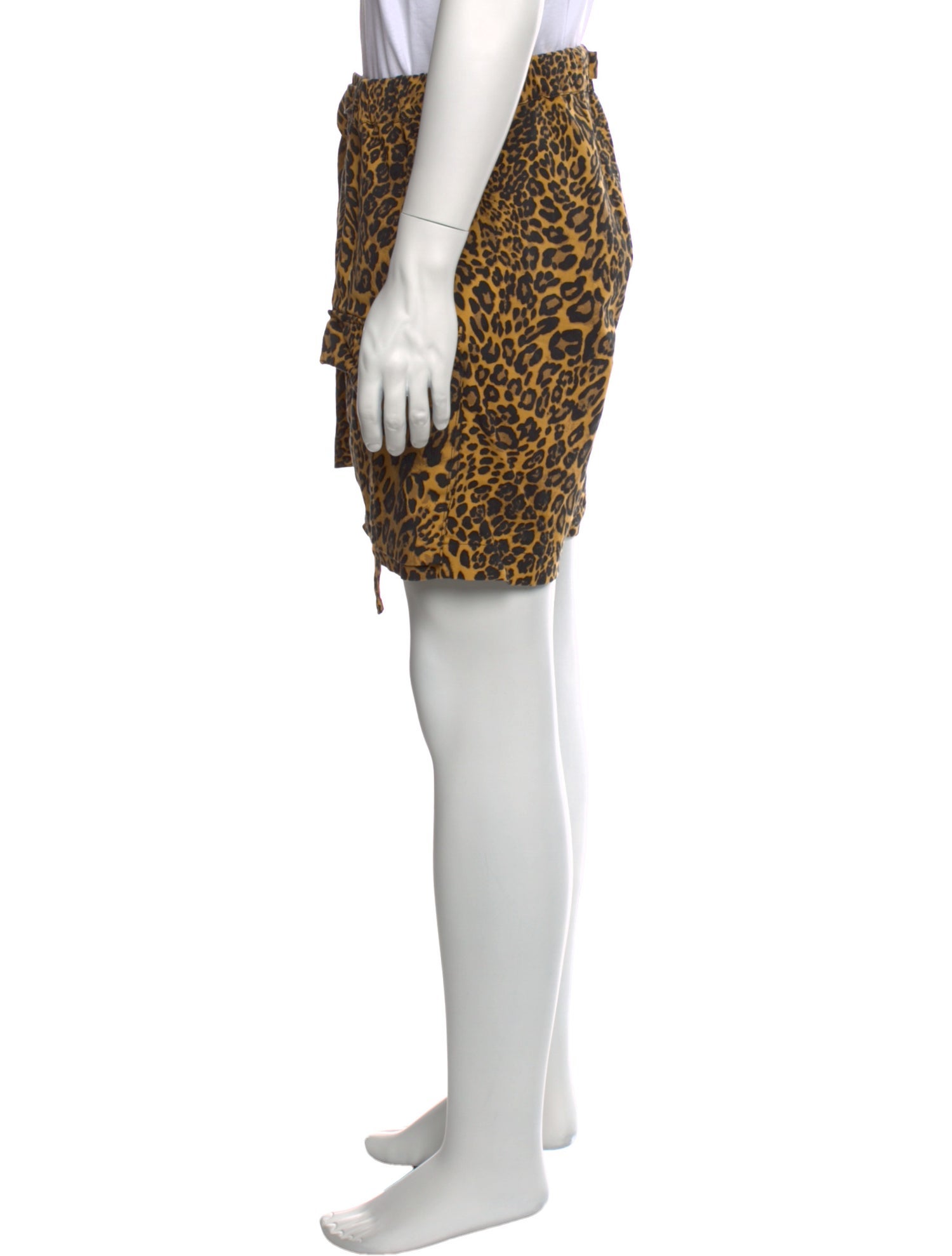 Jonny Cota Studio Animal Print Flat Front Shorts