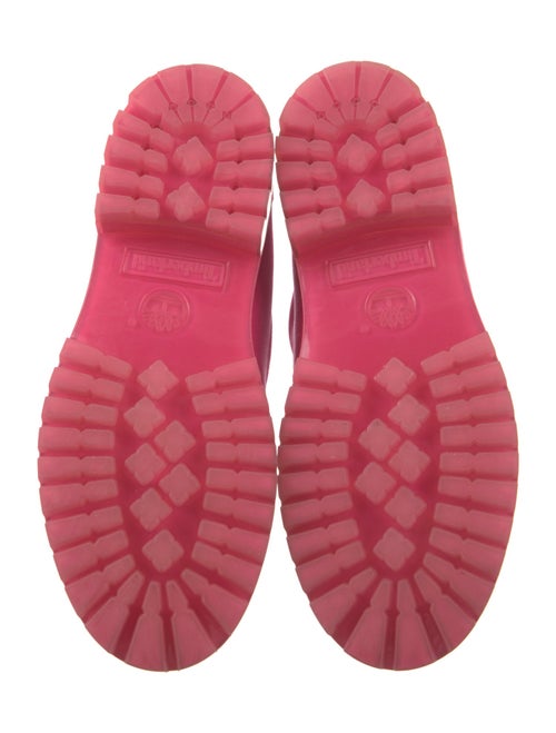 Jimmy Choo x Timberland Velvet Combat Boots