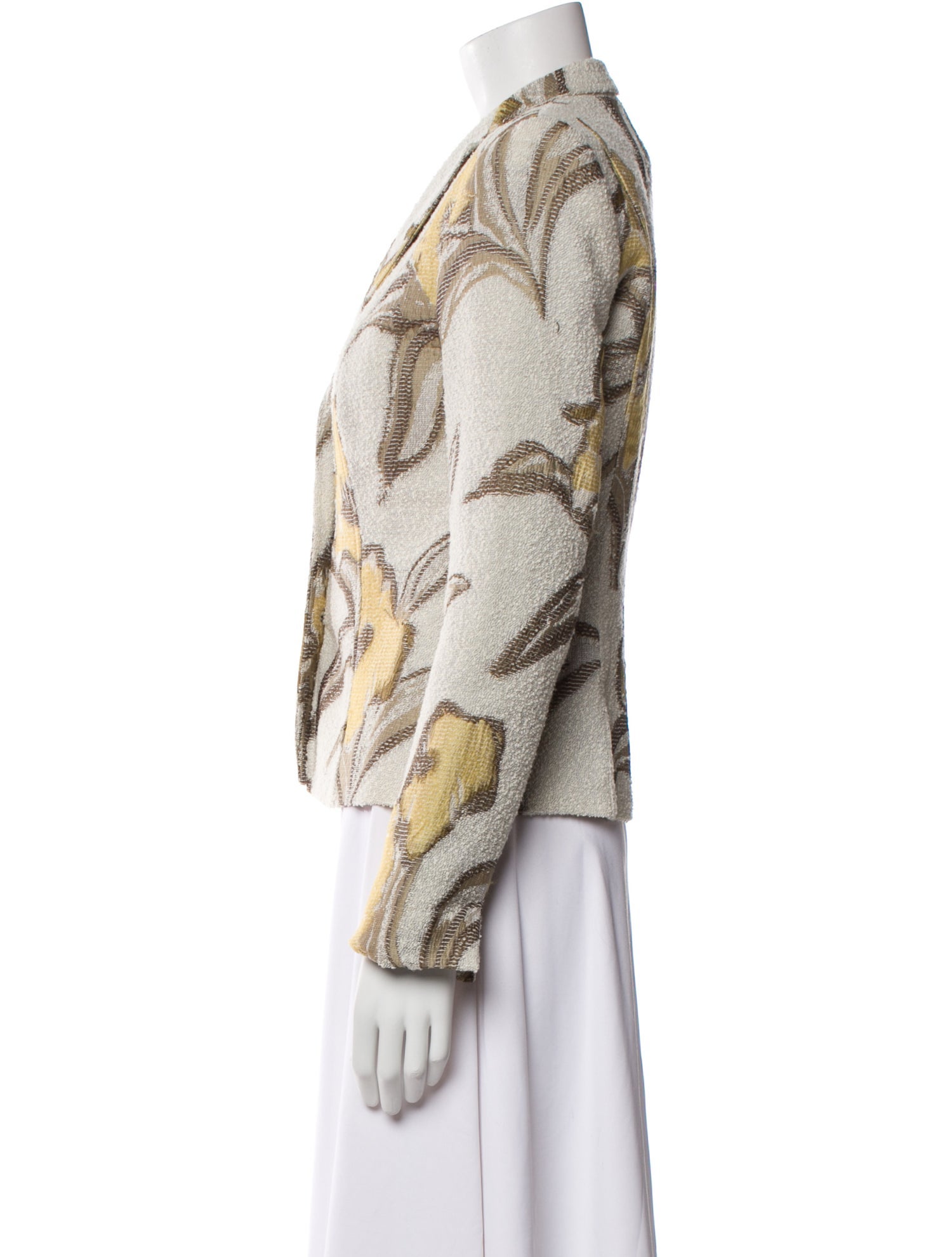 Juliana Collezione Printed Blazer