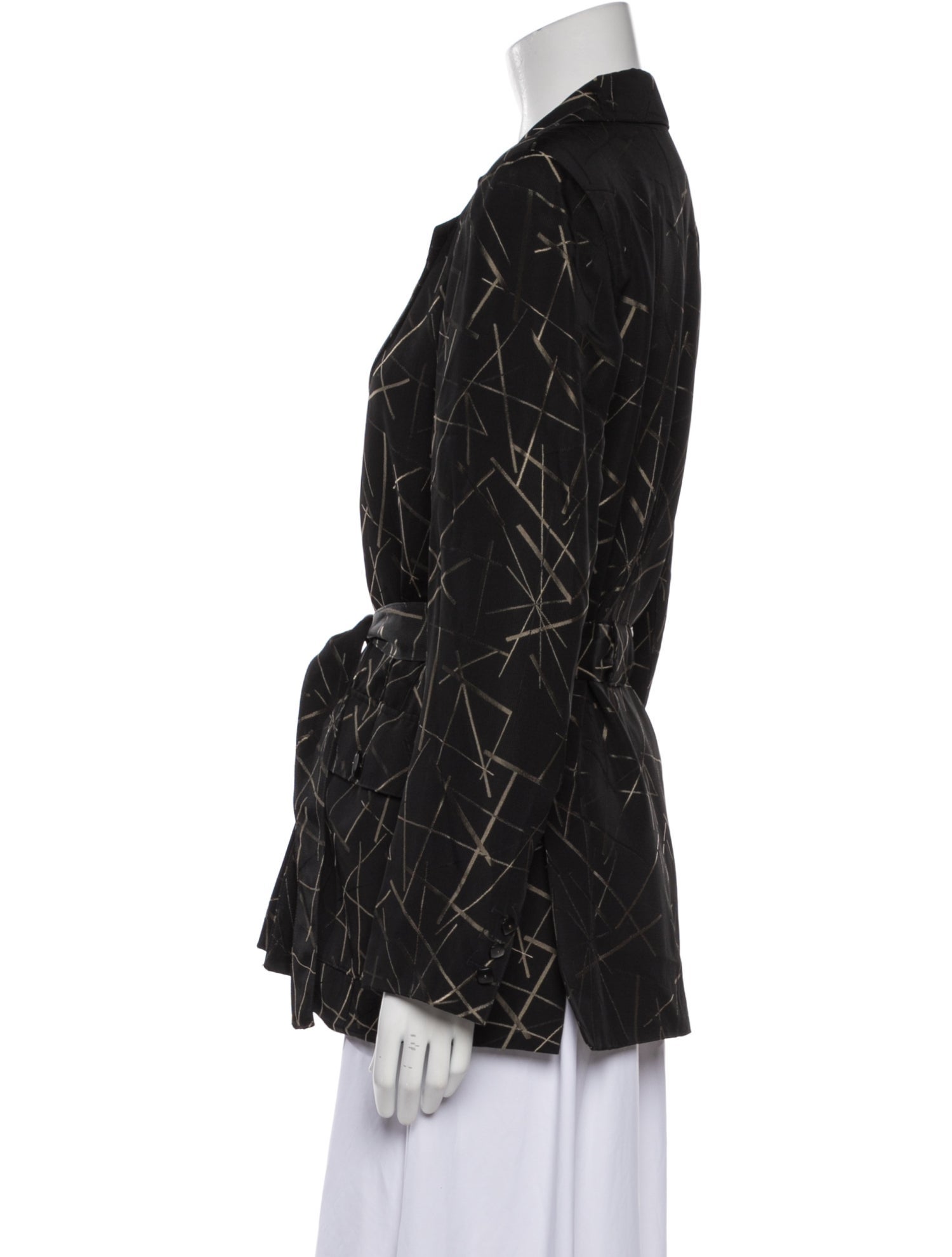 Juliana Collezione Printed Evening Jacket