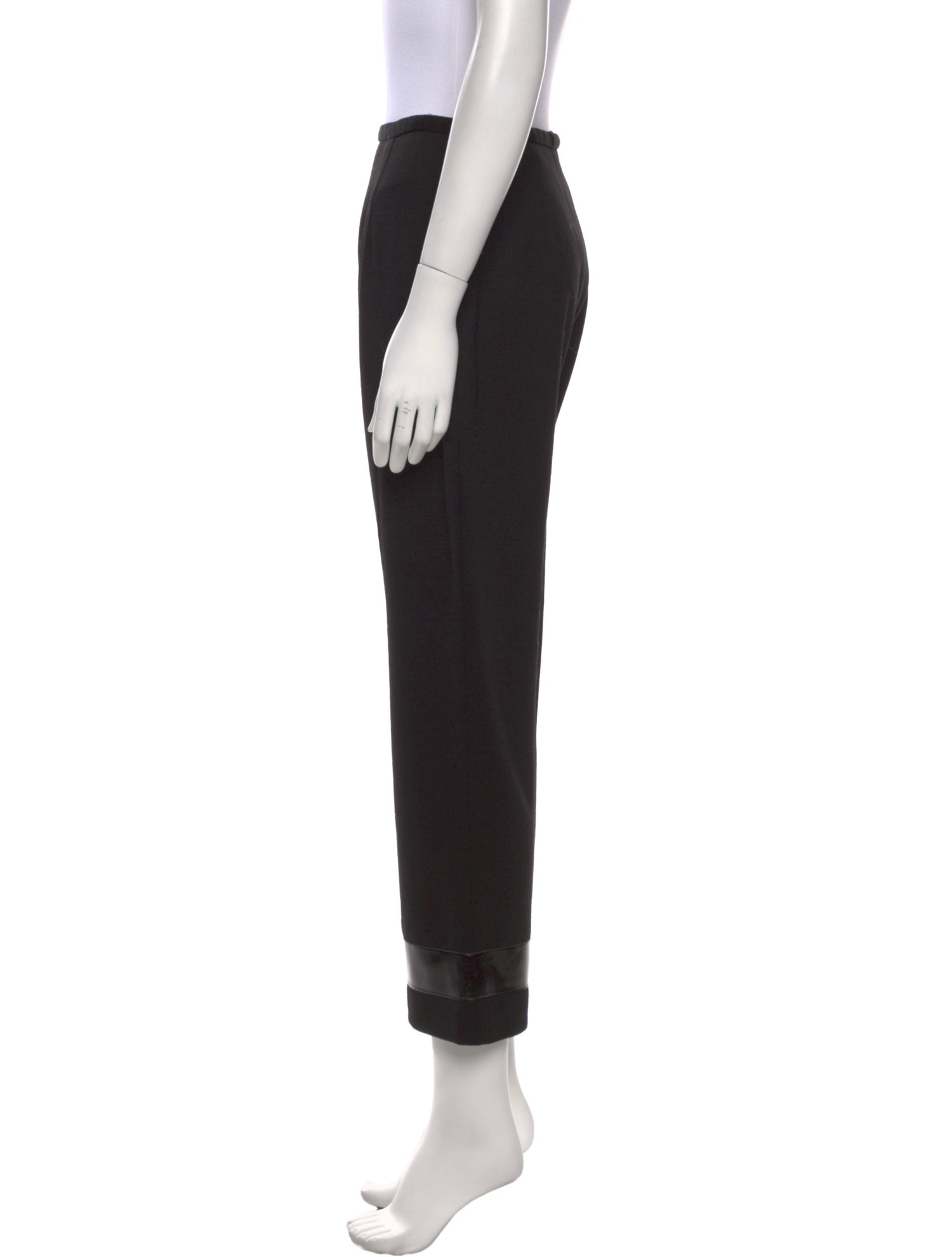 Juliana Collezione Wool Straight Leg Pants