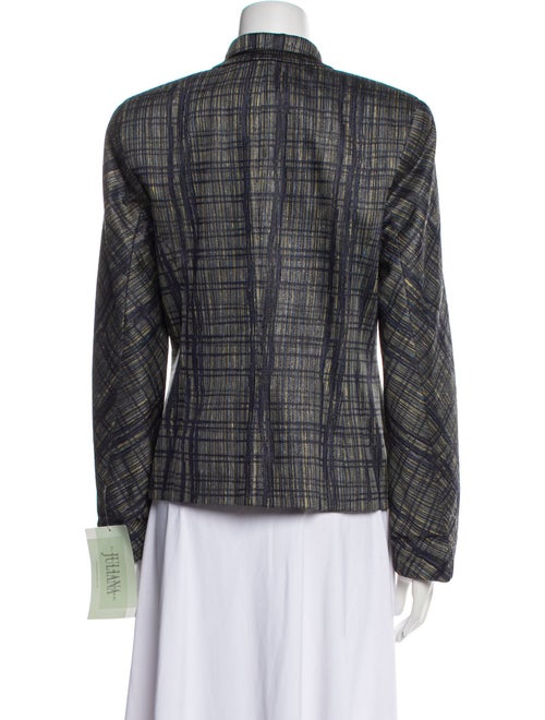 Juliana Collezione Plaid Print Evening Jacket