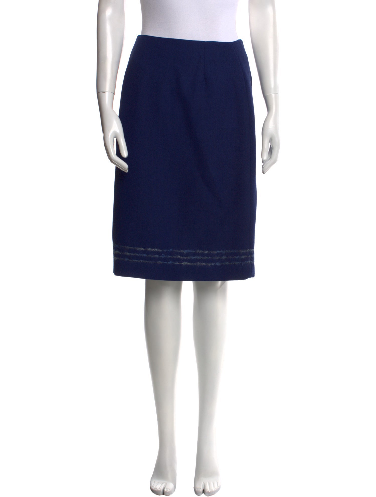 Juliana Collezione Wool Knee-Length Skirt