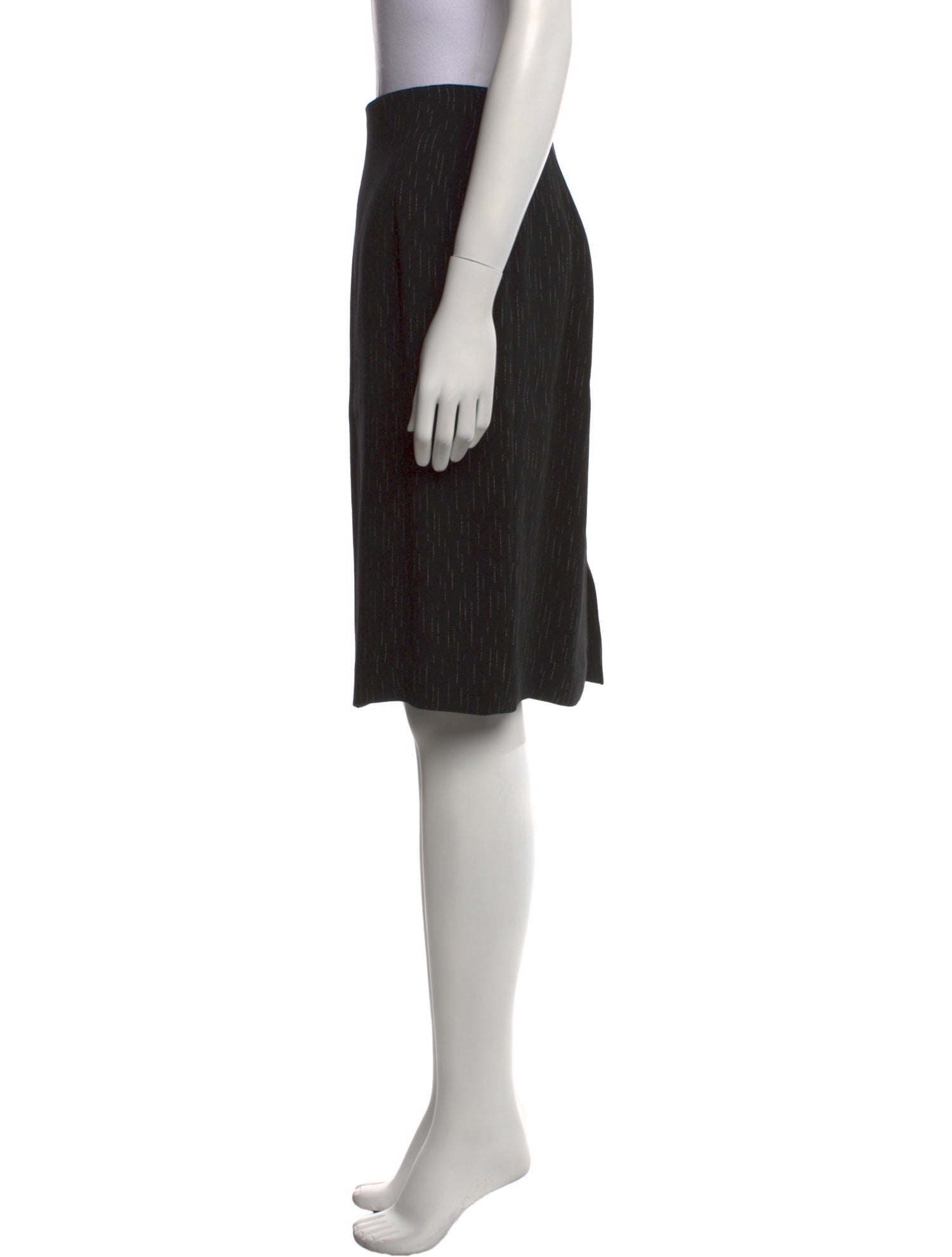 Juliana Collezione Wool Knee-Length Skirt