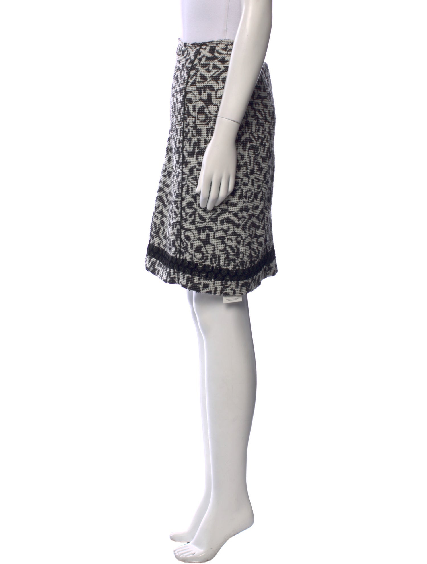 Juliana Collezione Printed Knee-Length Skirt