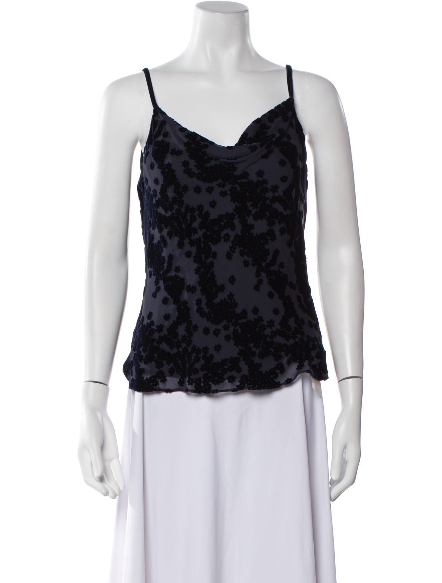 Juliana Collezione Printed V-Neck Top