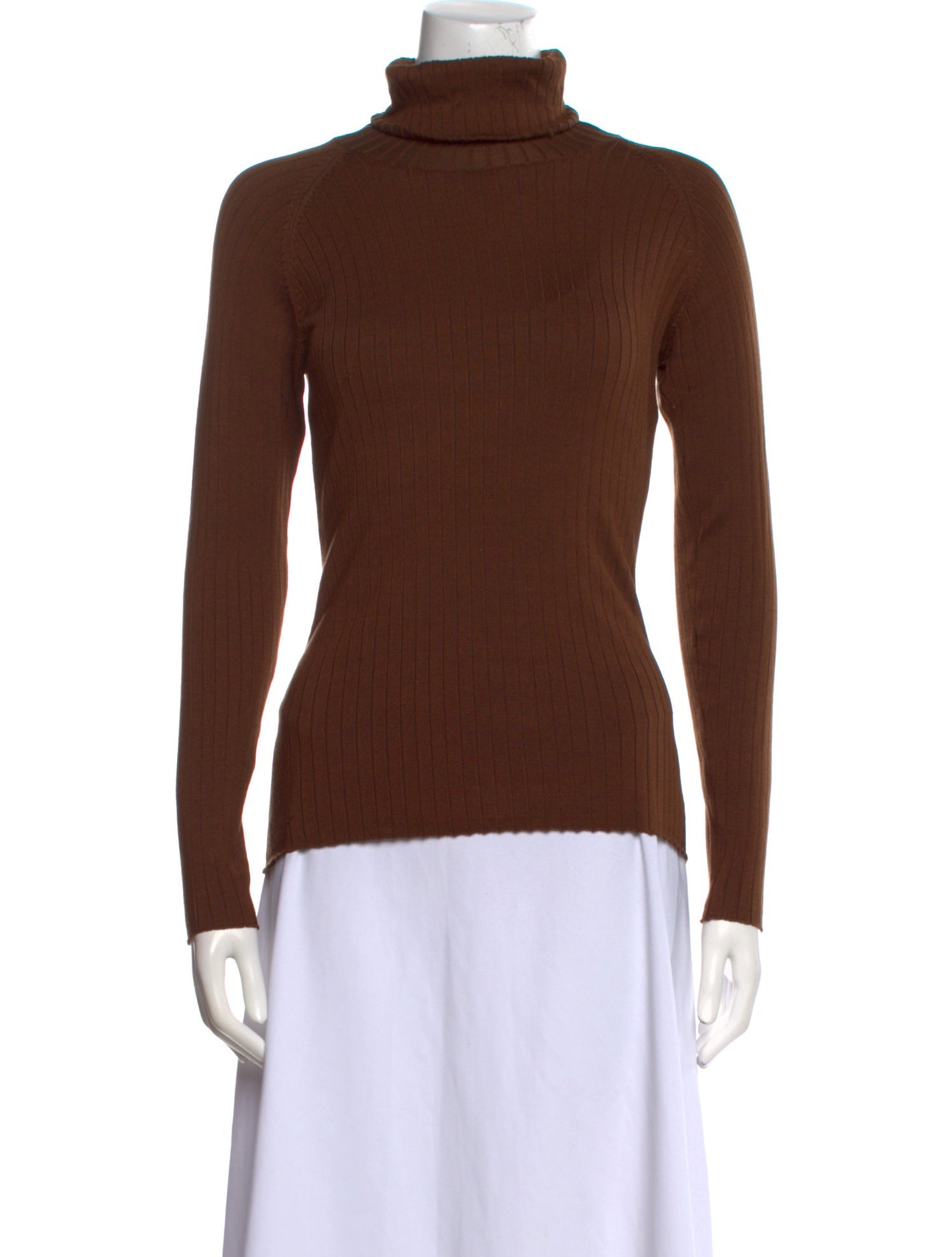 Juliana Collezione Silk Turtleneck Top