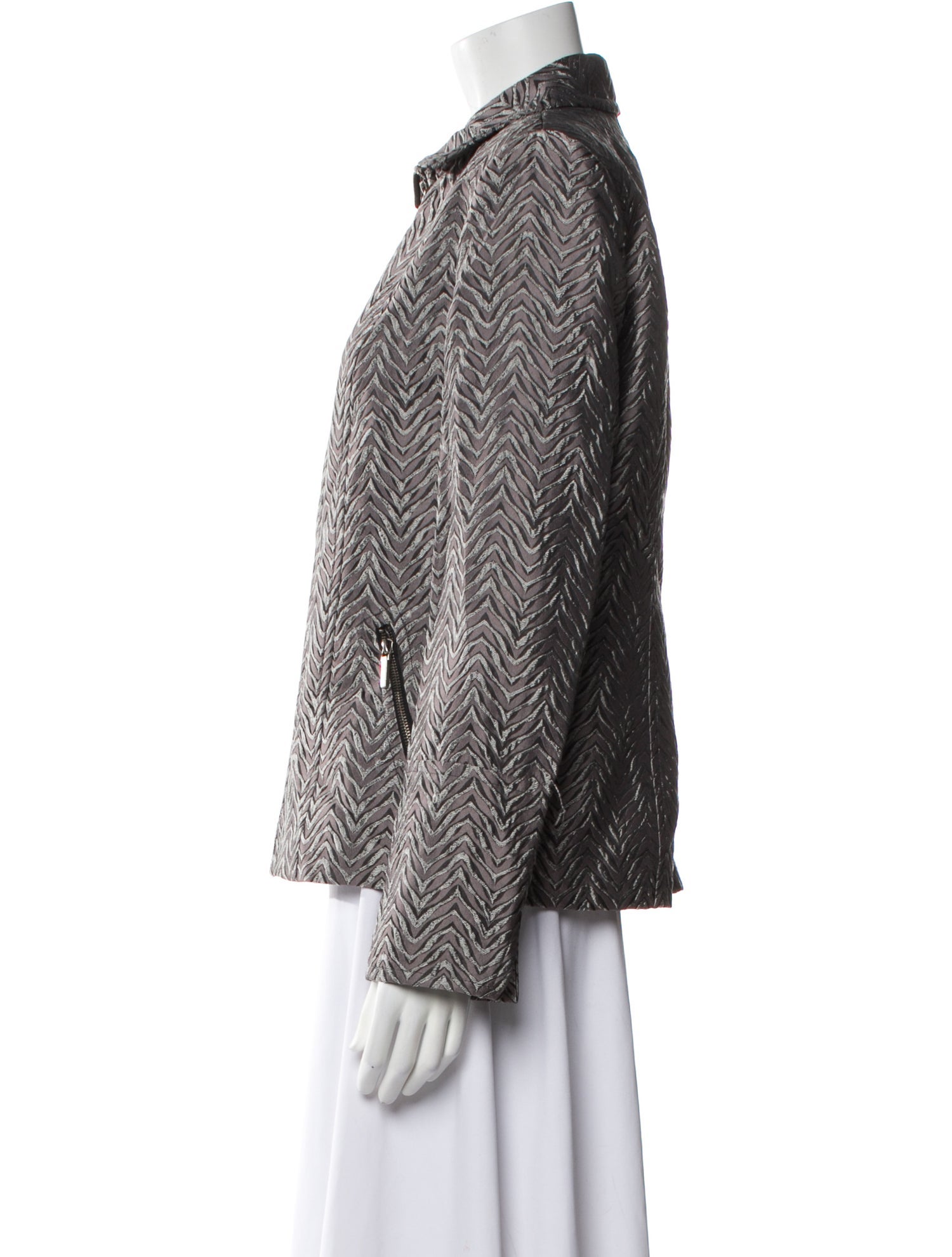 Juliana Collezione Printed Evening Jacket