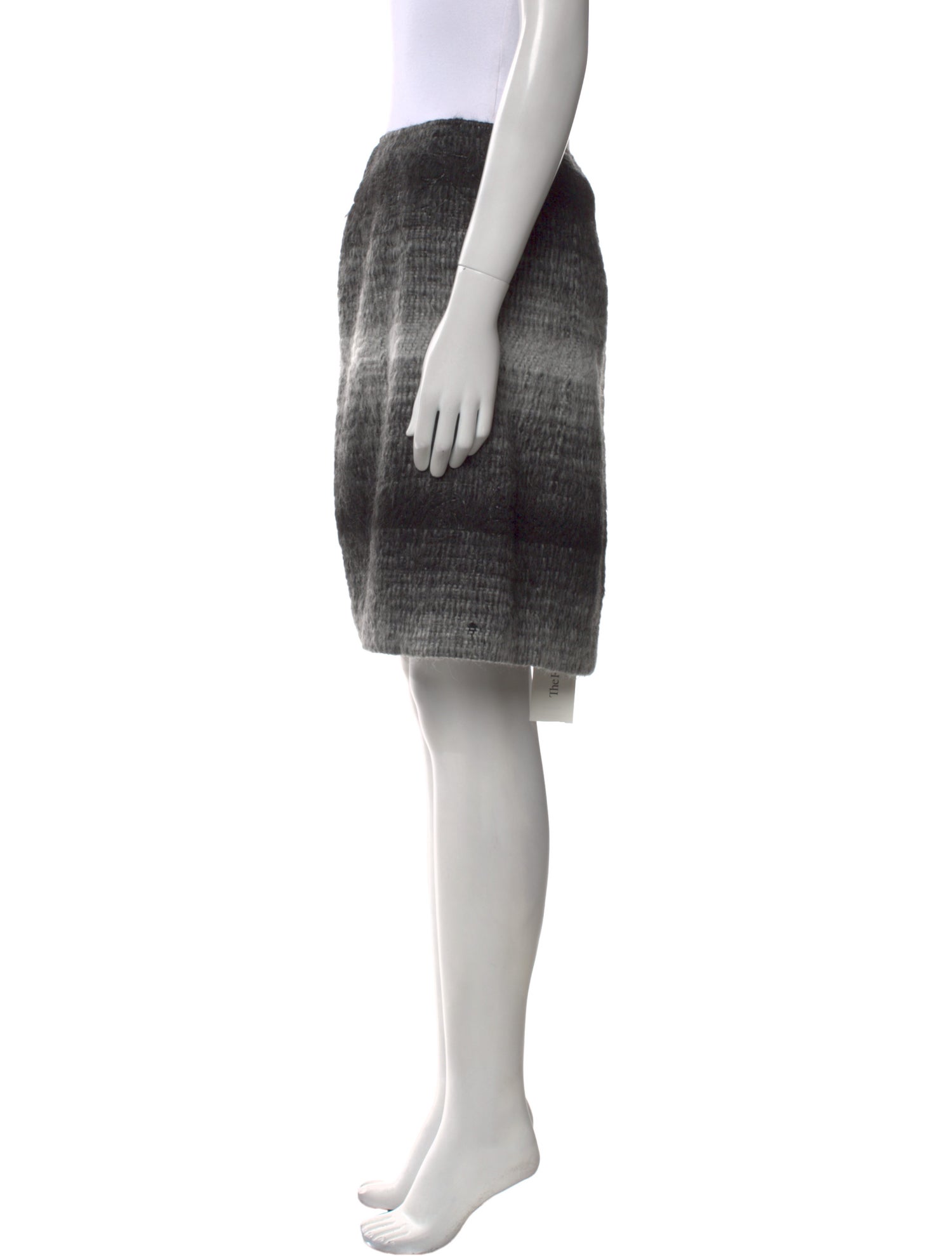 Juliana Collezione Striped Knee-Length Skirt