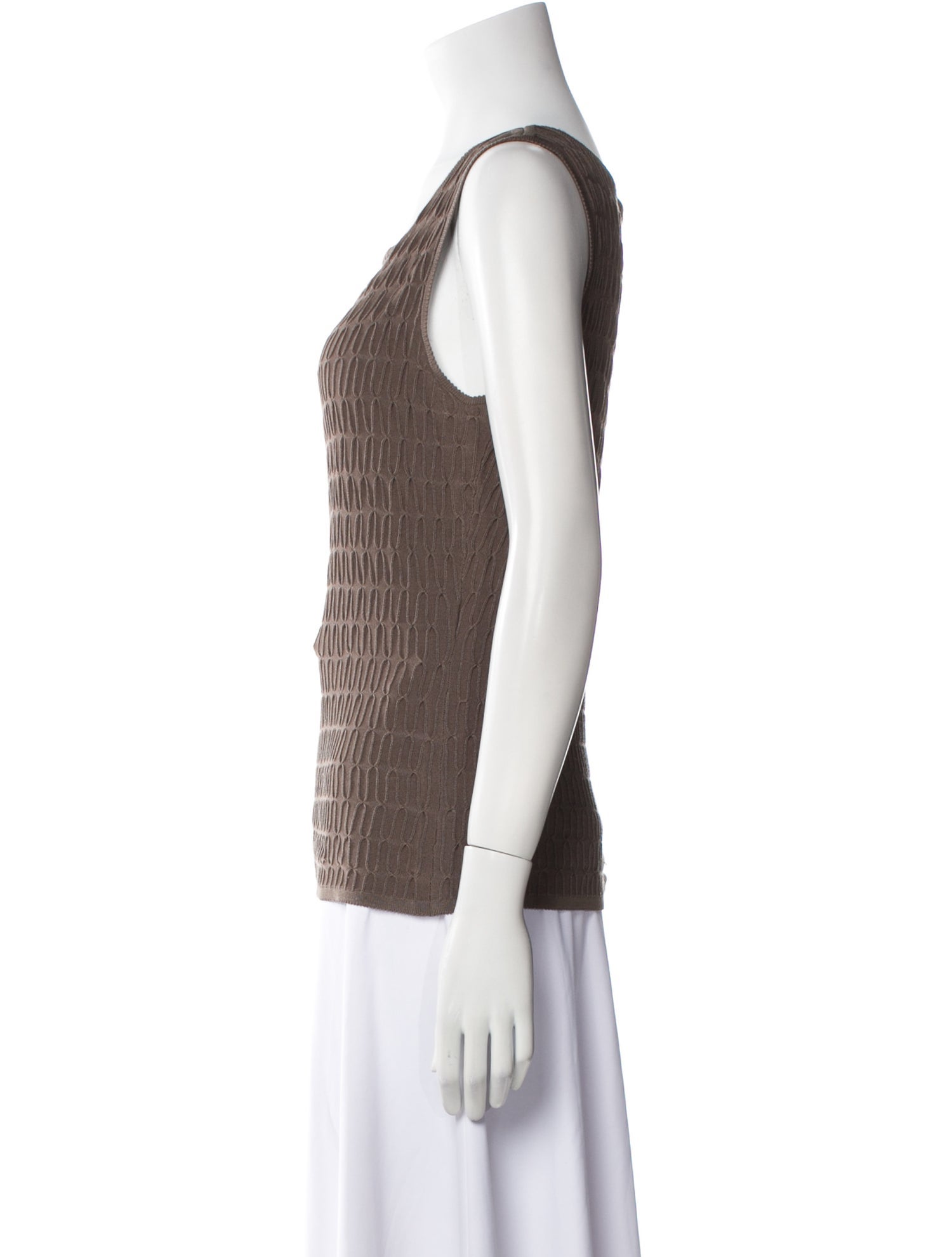 Juliana Collezione Silk Square Neckline Top