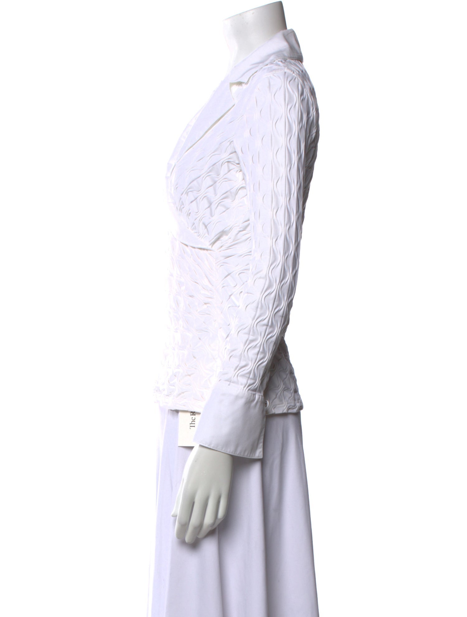 Juliana Collezione Printed V-Neck Top