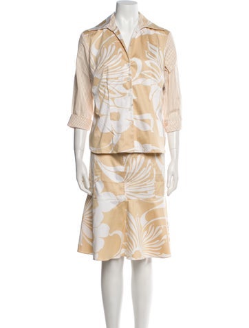 Juliana Collezione Suits and Sets Printed Ruffle Embellishment Skirt Set S