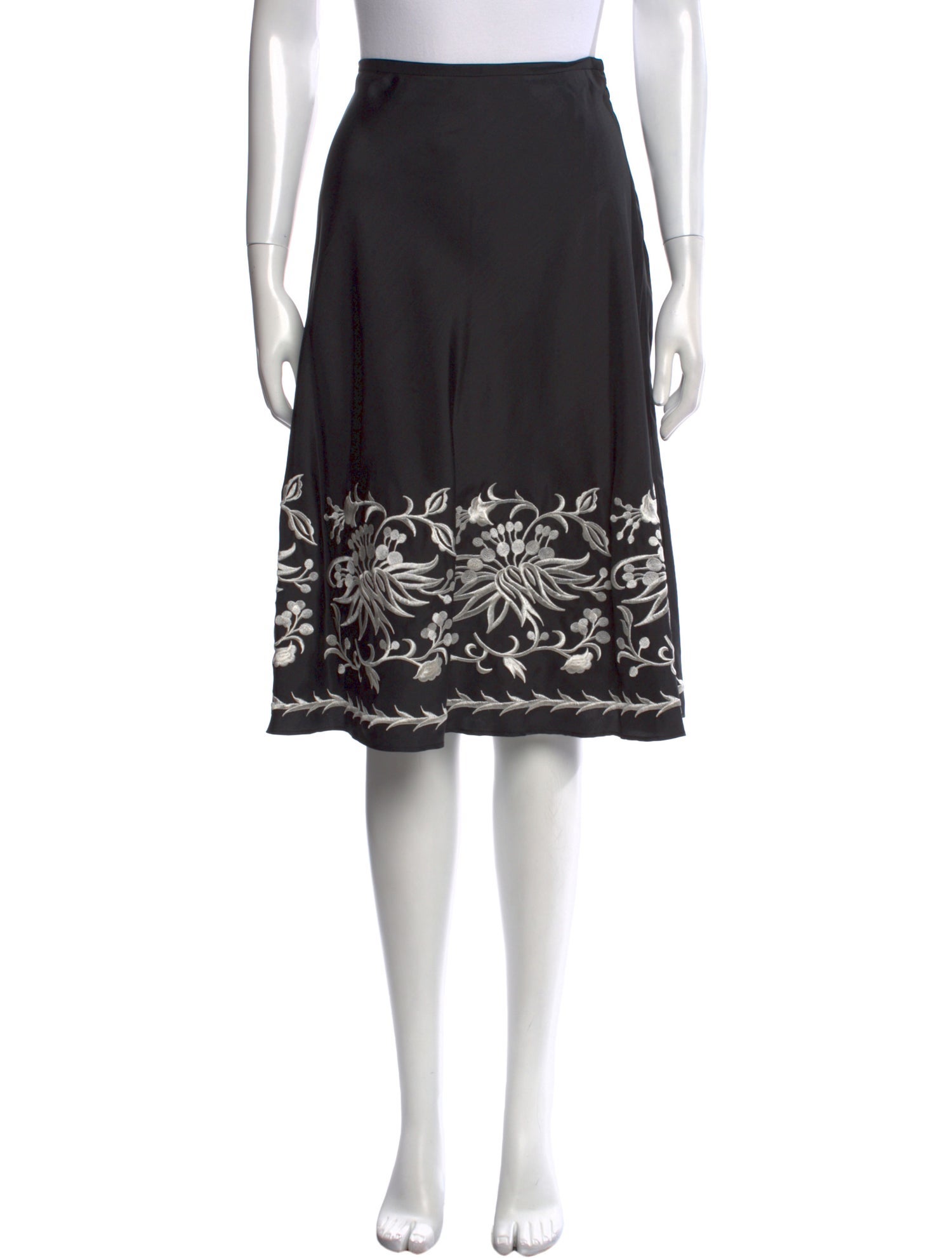 Juliana Collezione Silk Knee-Length Skirt w/ Tags