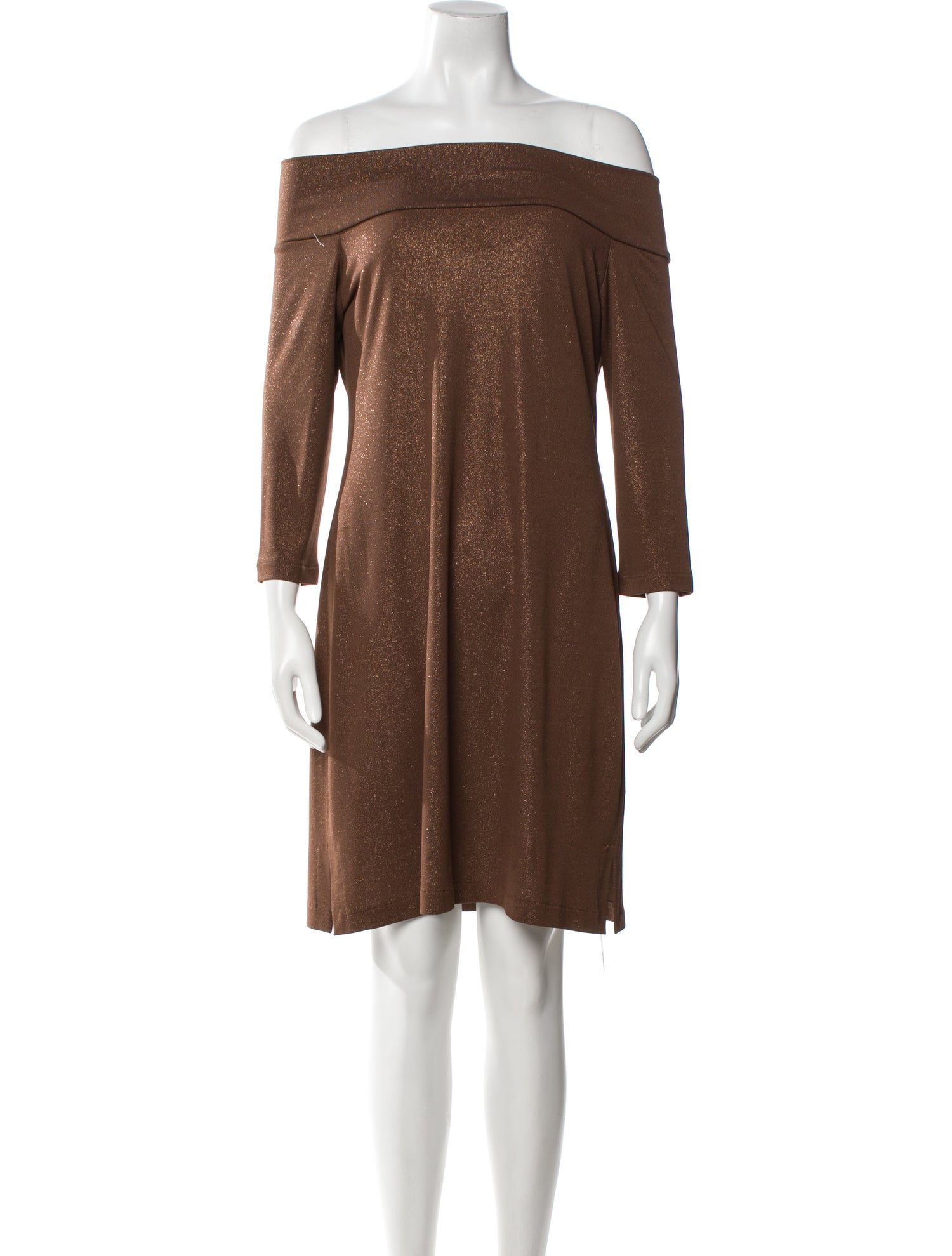 Juliana Collezione Off-The-Shoulder Mini Dress